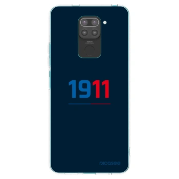 Picasee silikonový černý obal pro Xiaomi Redmi Note 9 - FC Viktoria Plzeň D