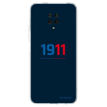 Picasee silikonový průhledný obal pro Xiaomi Redmi Note 9S - FC Viktoria Plzeň D