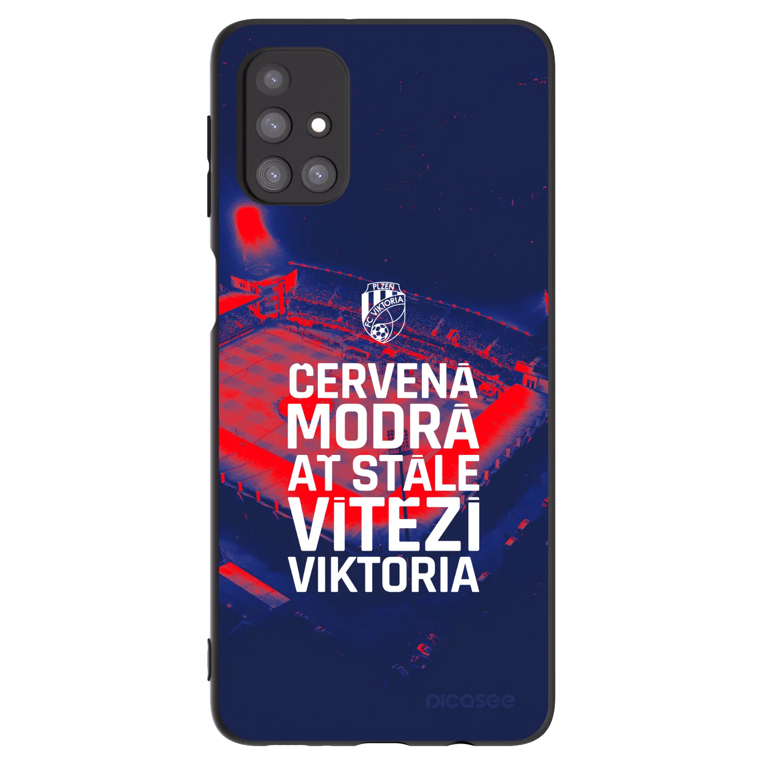 Picasee silikonový černý obal pro Samsung Galaxy M31s - FC Viktoria Plzeň E