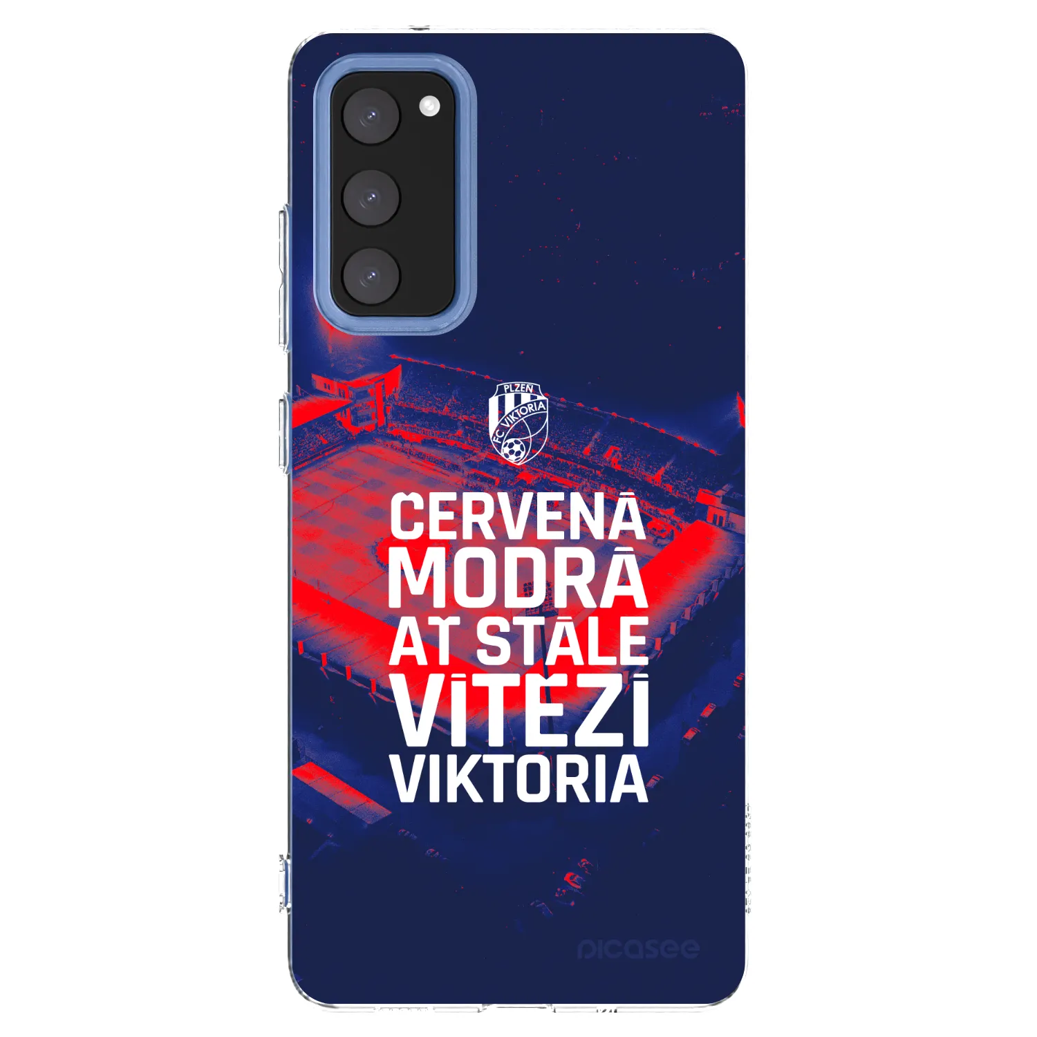 Picasee silikonový průhledný obal pro Samsung Galaxy S20 FE - FC Viktoria Plzeň E