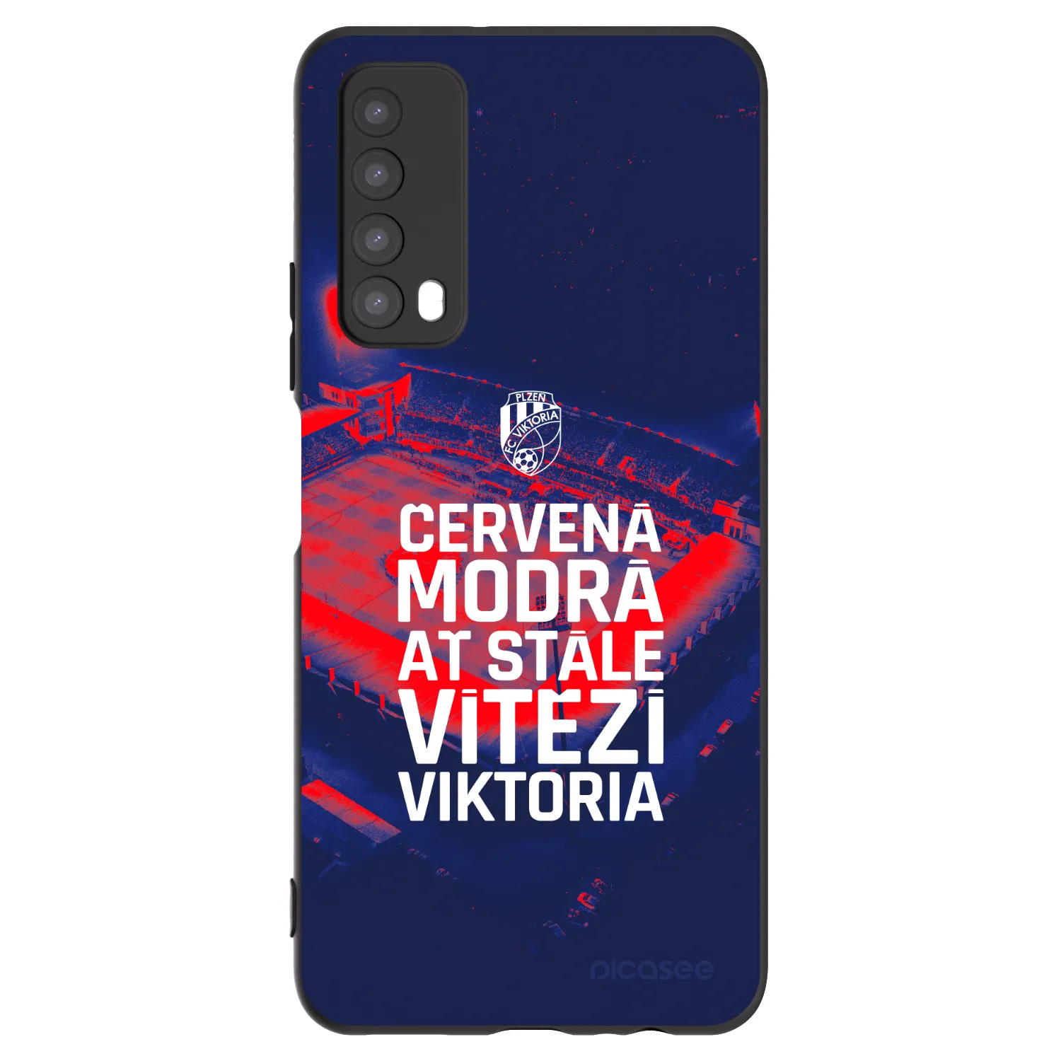 Picasee silikonový černý obal pro Huawei P Smart 2021 - FC Viktoria Plzeň E
