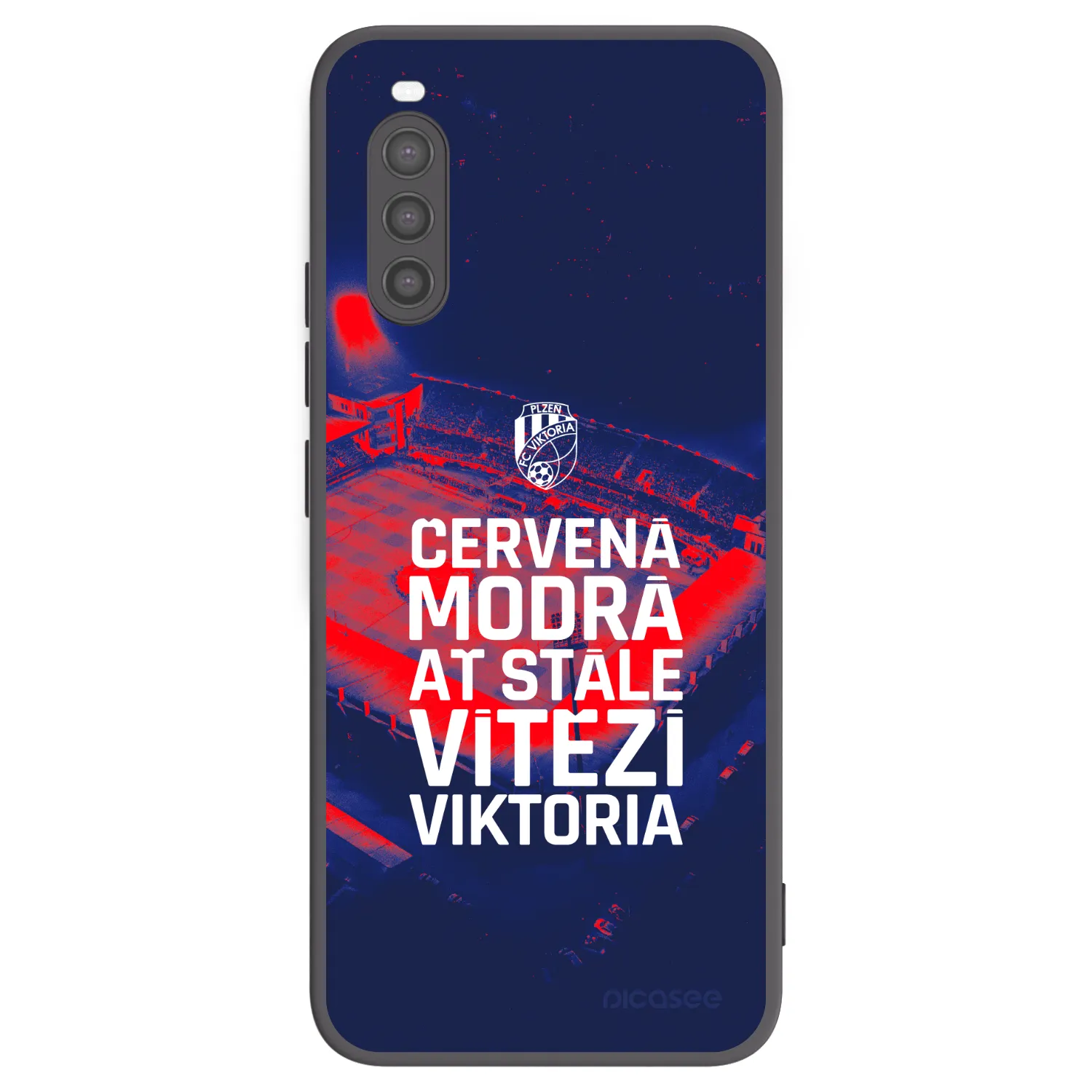 Picasee silikonový černý obal pro Sony Xperia 10 II - FC Viktoria Plzeň E