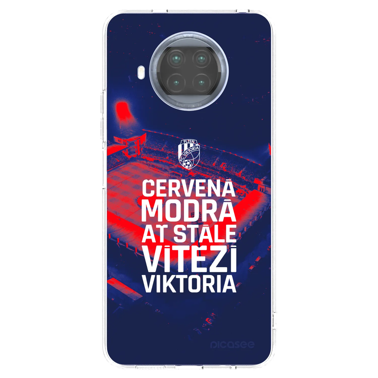 Picasee silikonový průhledný obal pro Xiaomi Mi 10T Lite - FC Viktoria Plzeň E