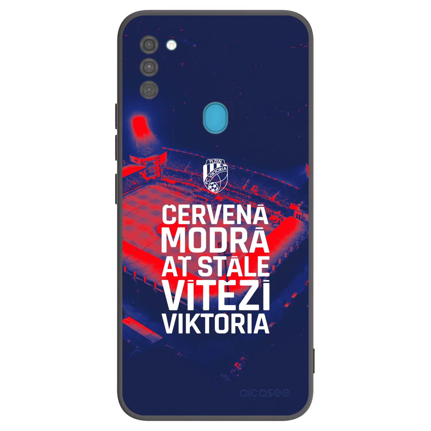 Picasee silikonový černý obal pro Samsung Galaxy M11 - FC Viktoria Plzeň E