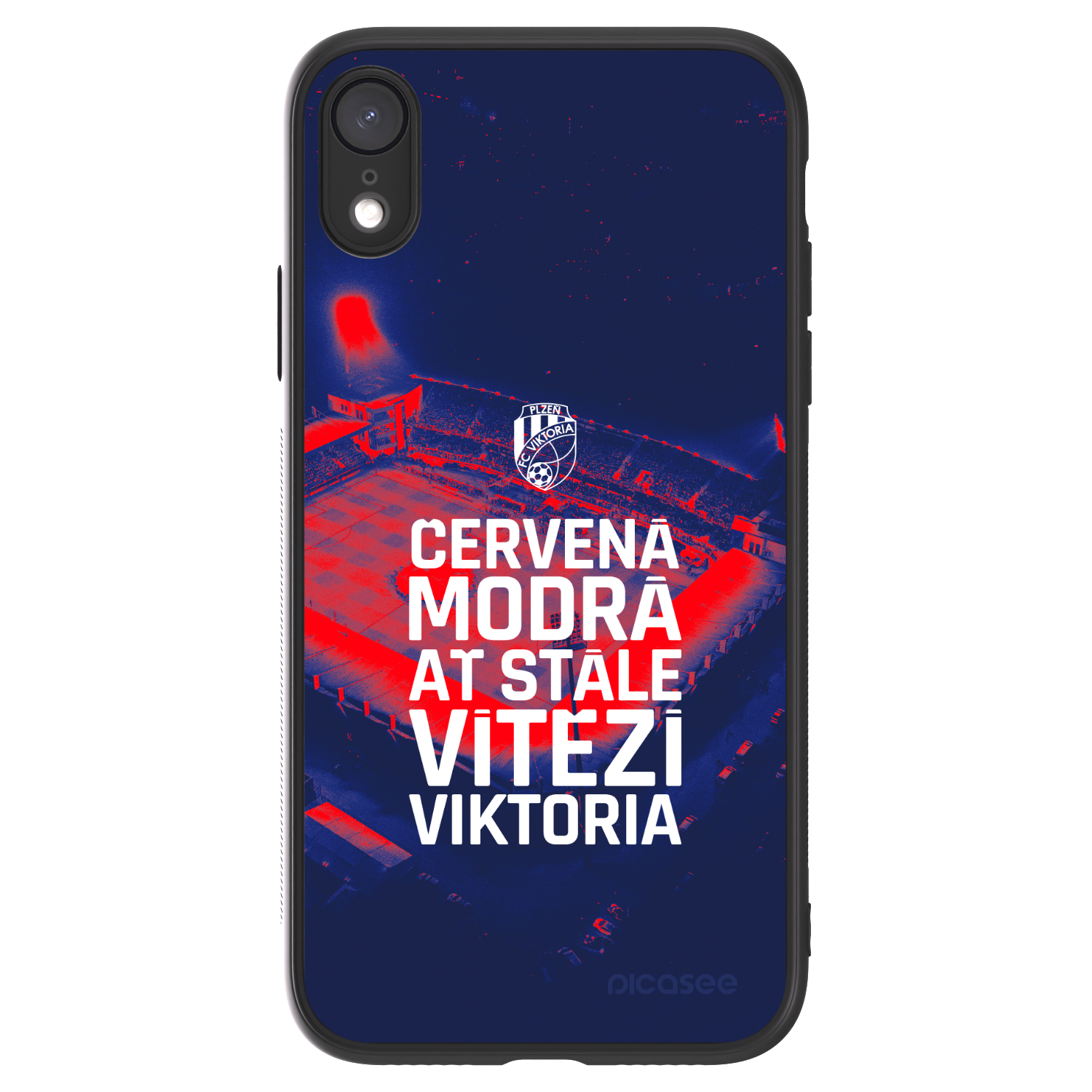 Picasee ULTIMATE CASE pro Apple iPhone XR - FC Viktoria Plzeň E