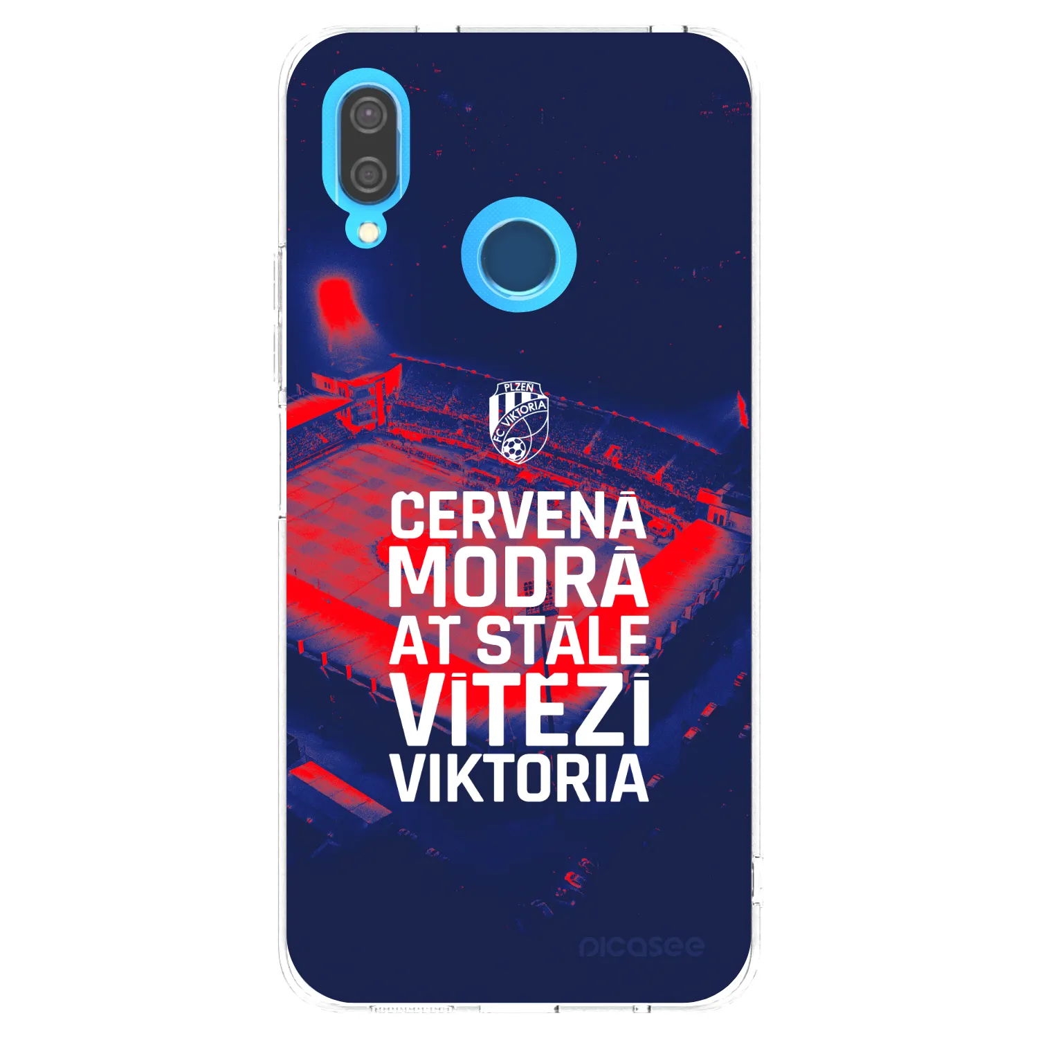 Picasee silikonový průhledný obal pro Huawei P20 Lite - FC Viktoria Plzeň E