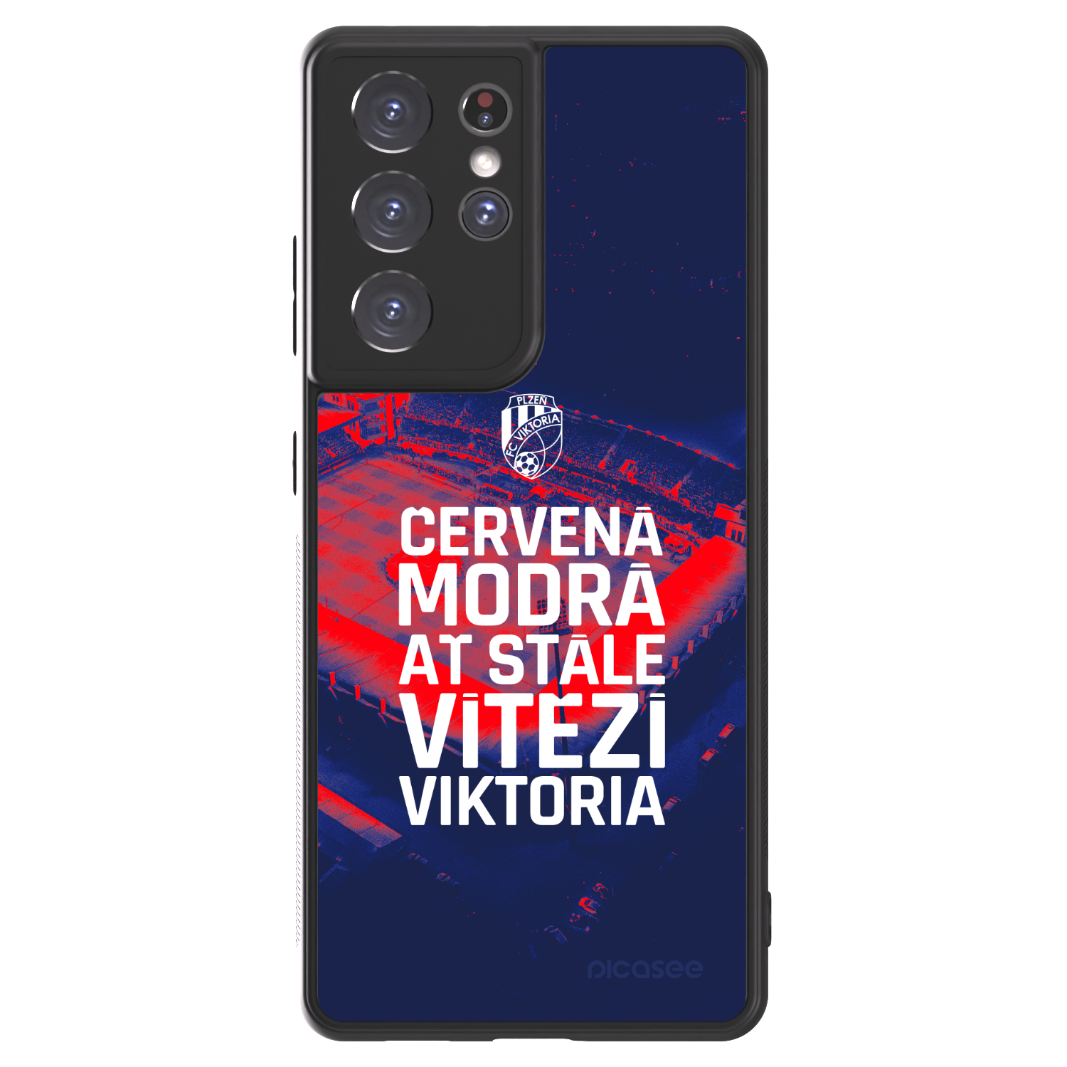 Picasee ULTIMATE CASE pro Samsung Galaxy S21 Ultra 5G G998B - FC Viktoria Plzeň E