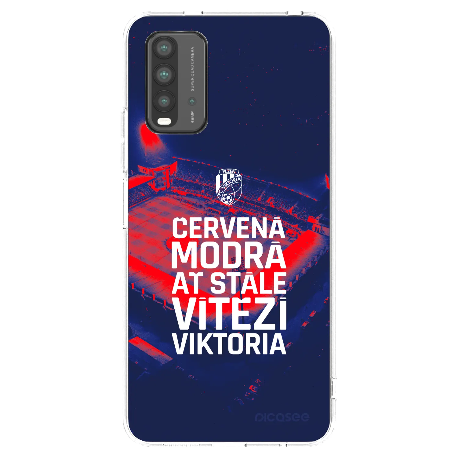 Picasee silikonový černý obal pro Xiaomi Redmi 9T - FC Viktoria Plzeň E
