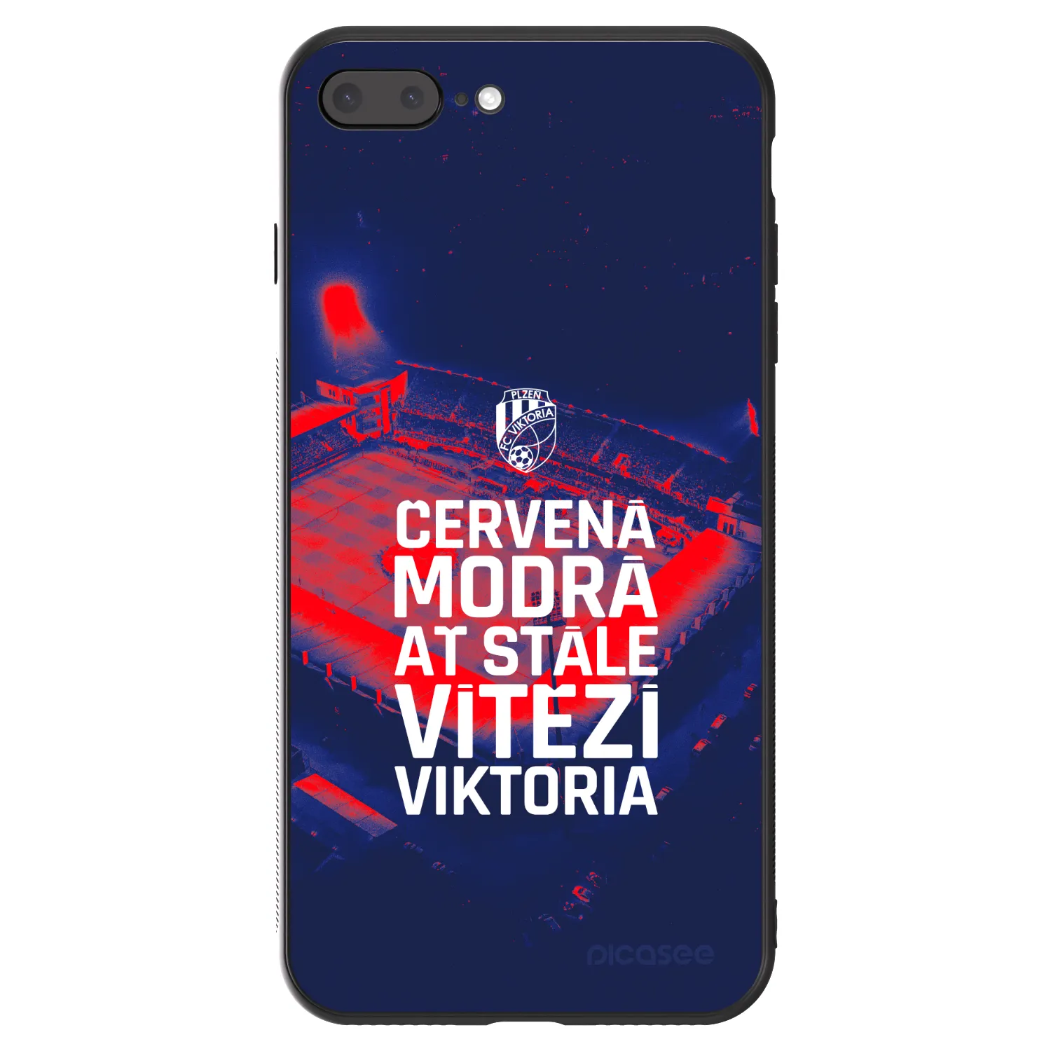 Picasee ULTIMATE CASE pro Apple iPhone 8 Plus - FC Viktoria Plzeň E