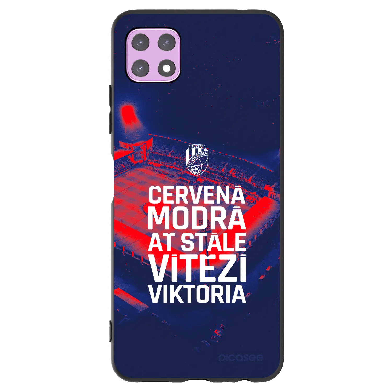 Picasee silikonový černý obal pro Samsung Galaxy A22 A226B 5G - FC Viktoria Plzeň E
