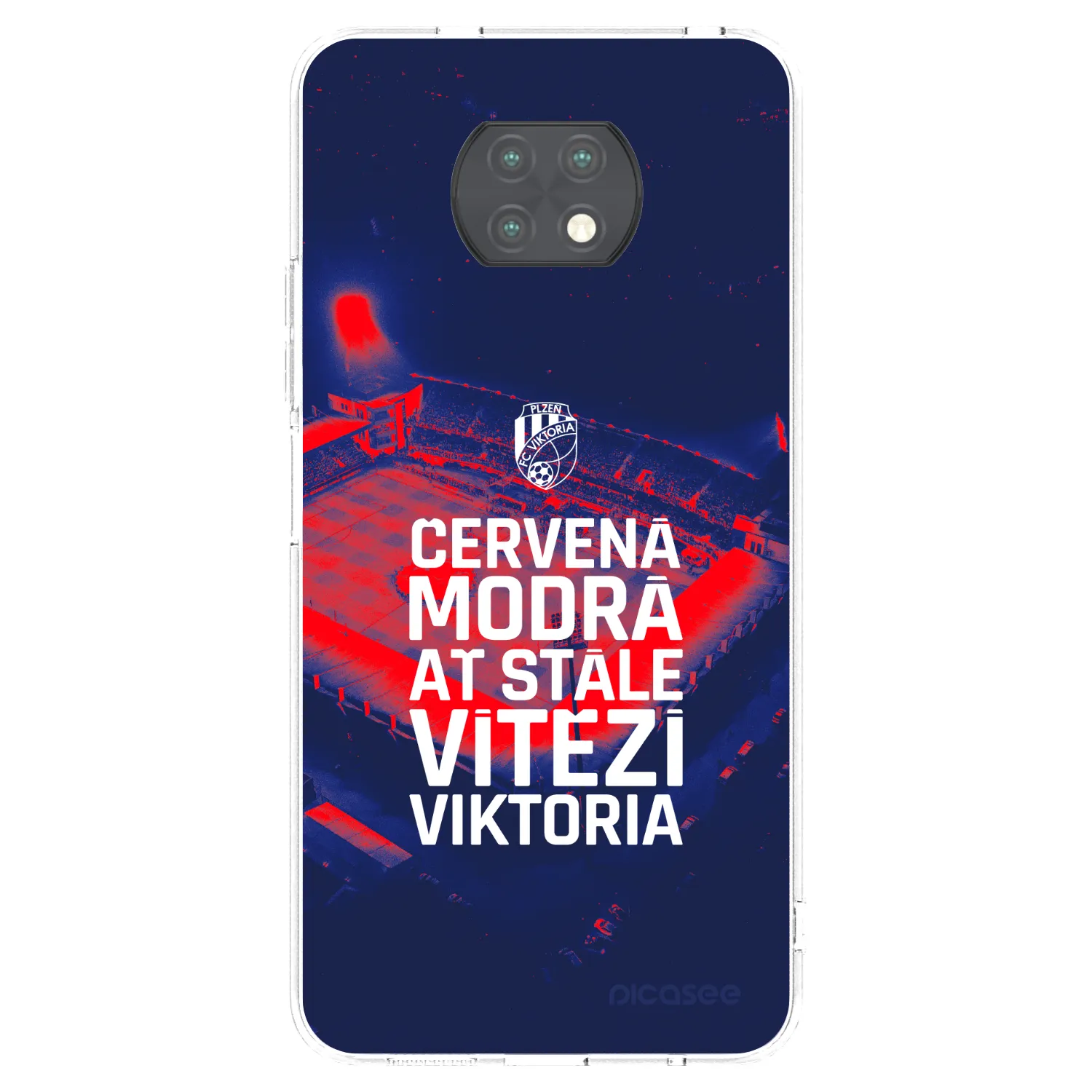 Picasee silikonový průhledný obal pro Xiaomi Redmi Note 9T - FC Viktoria Plzeň E