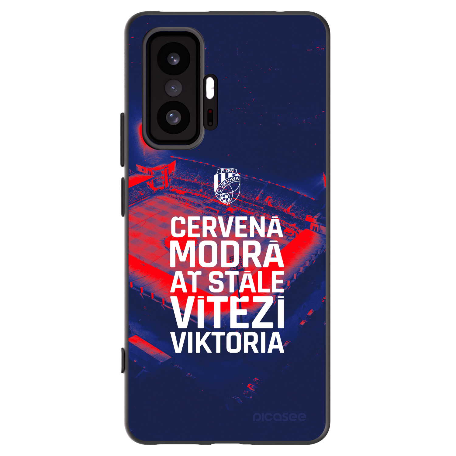 Picasee silikonový černý obal pro Xiaomi 11T - FC Viktoria Plzeň E