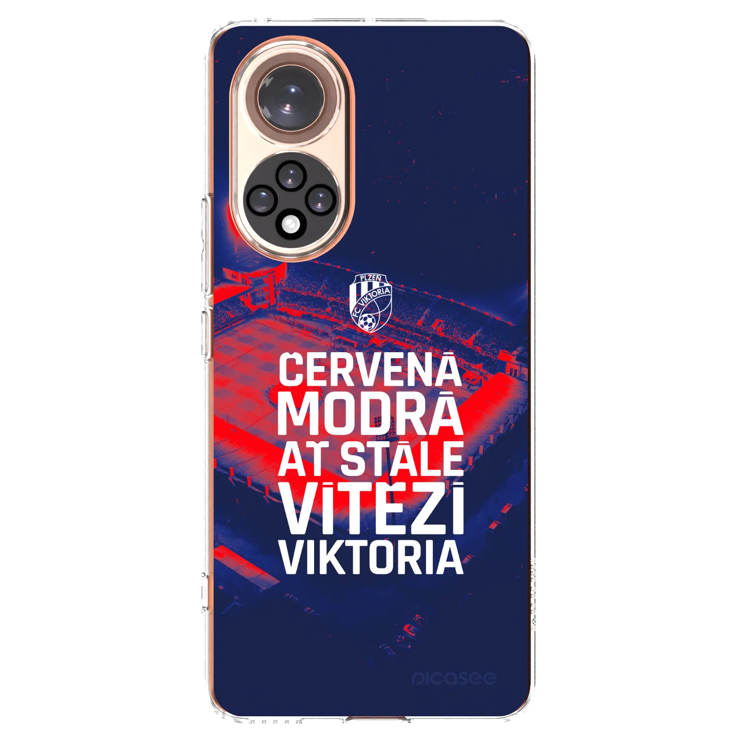 Picasee silikonový průhledný obal pro Honor 50 5G - FC Viktoria Plzeň E