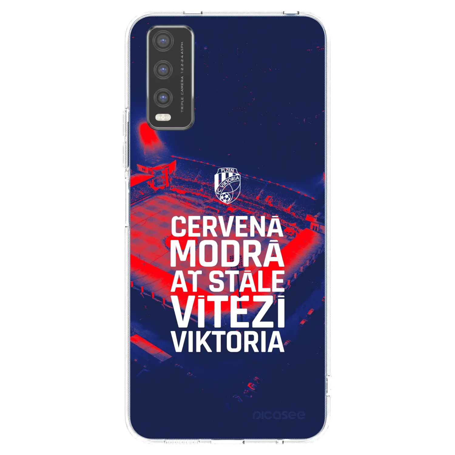 Picasee silikonový průhledný obal pro Vivo Y20s - FC Viktoria Plzeň E
