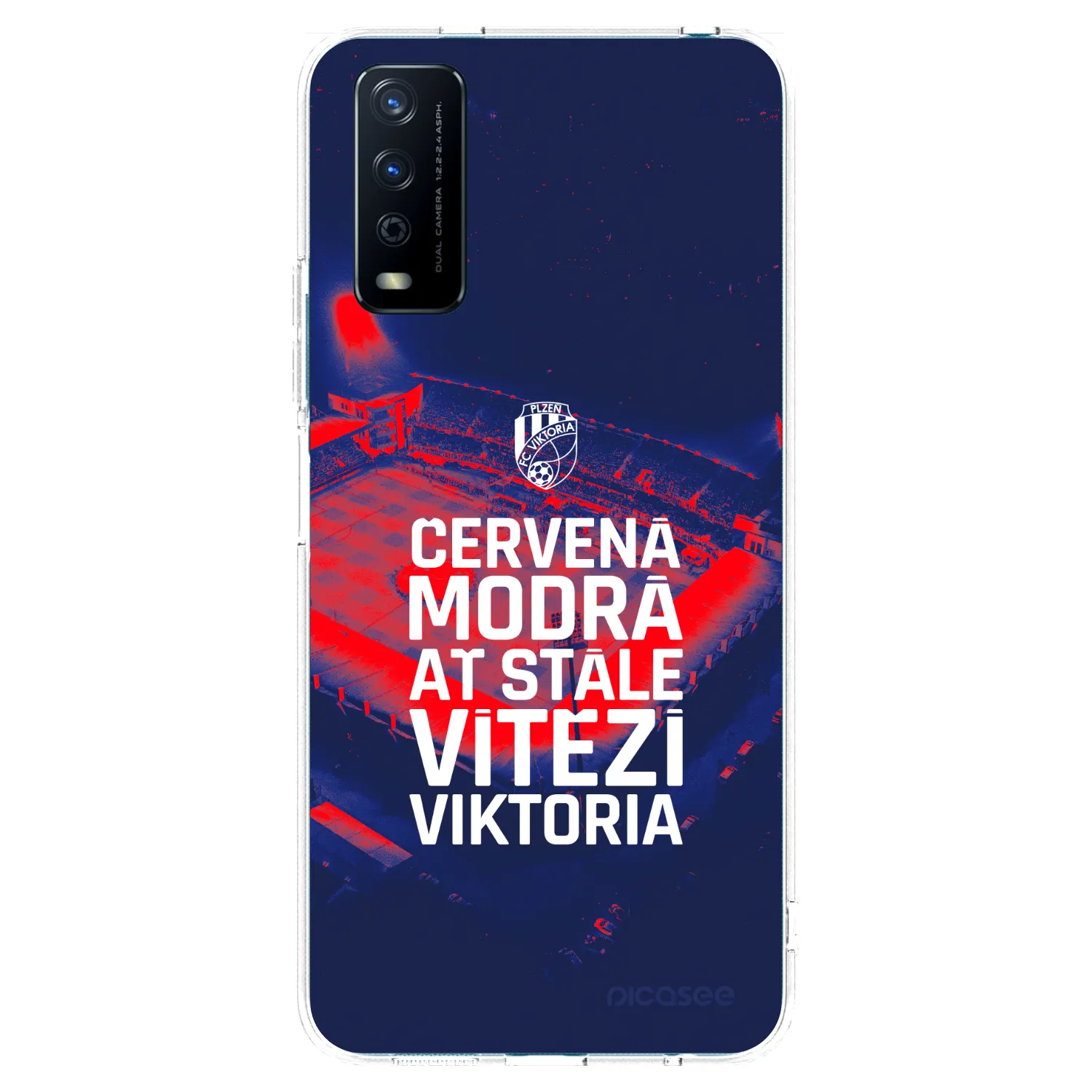 Picasee silikonový průhledný obal pro Vivo Y11s - FC Viktoria Plzeň E