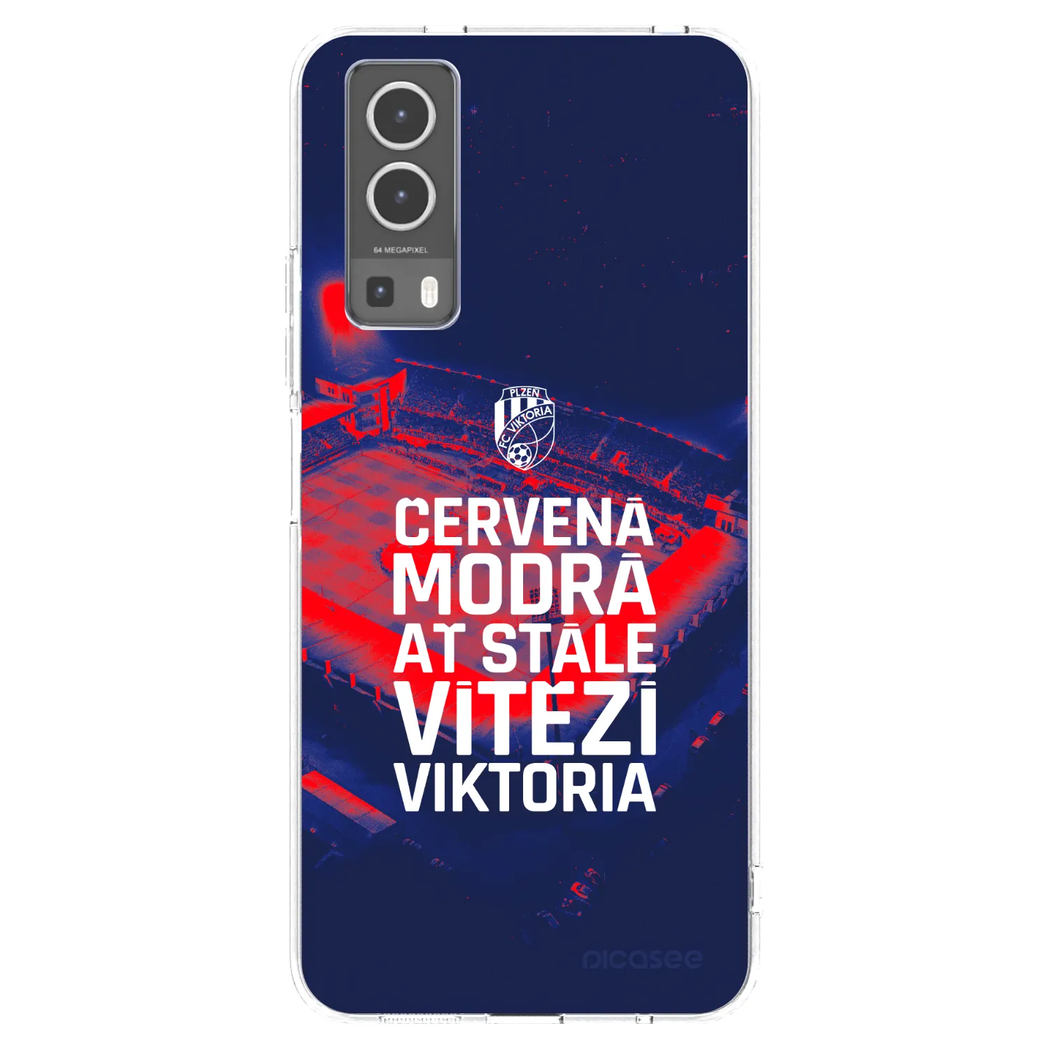 Picasee silikonový průhledný obal pro Vivo Y72 5G - FC Viktoria Plzeň E