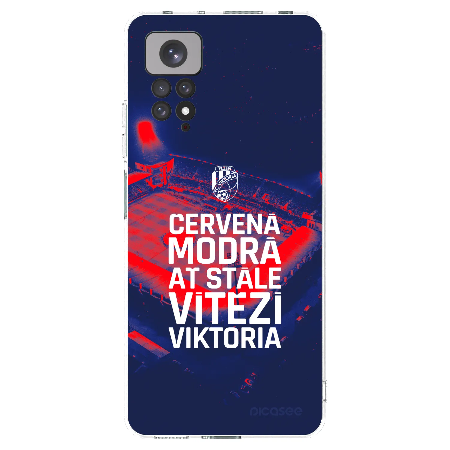 Picasee silikonový průhledný obal pro Xiaomi Redmi Note 11S 4G - FC Viktoria Plzeň E