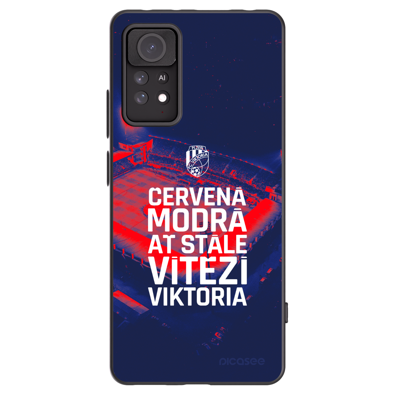 Picasee silikonový černý obal pro Xiaomi Redmi Note 11 Pro 5G - FC Viktoria Plzeň E