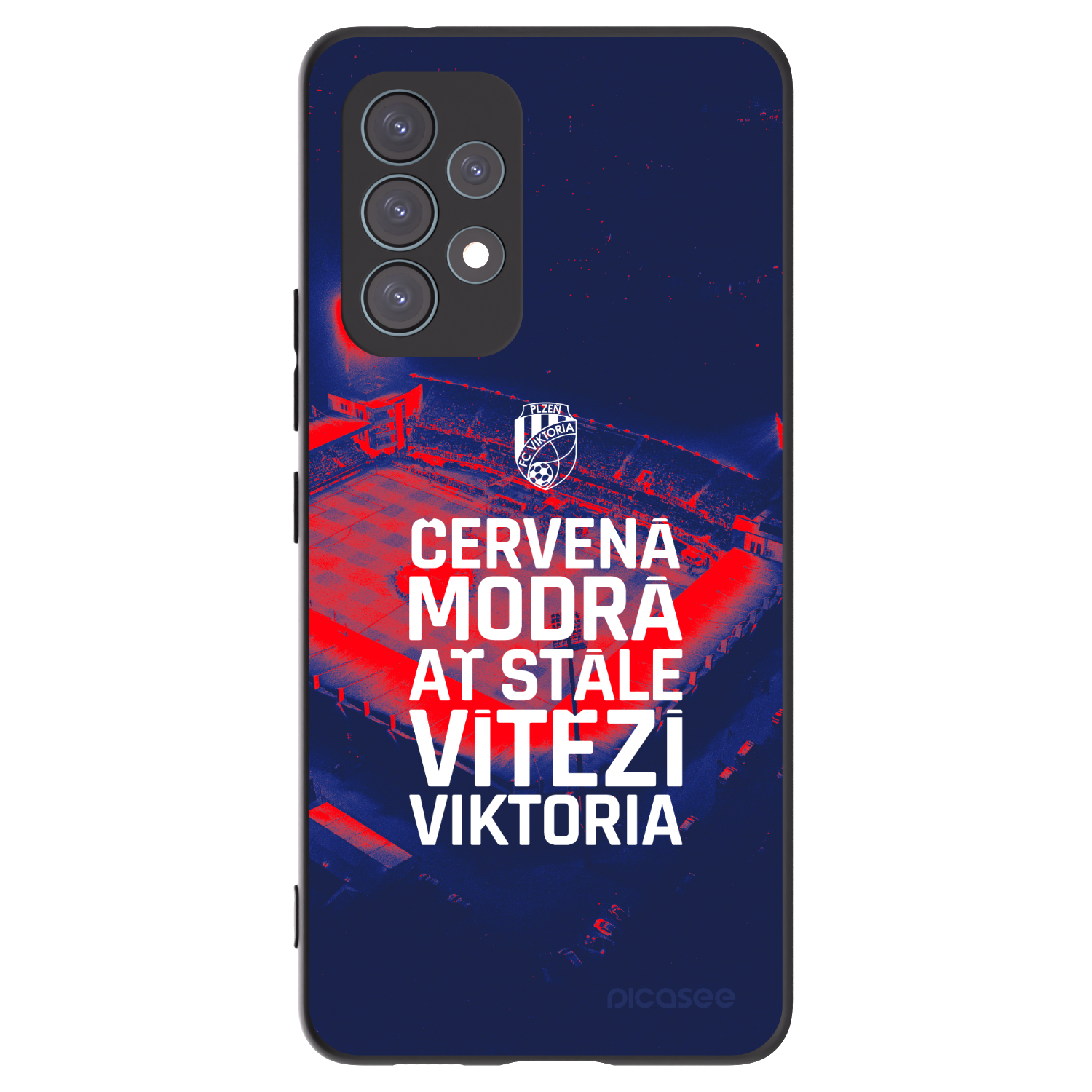 Picasee silikonový černý obal pro Samsung Galaxy A53 5G A536 - FC Viktoria Plzeň E