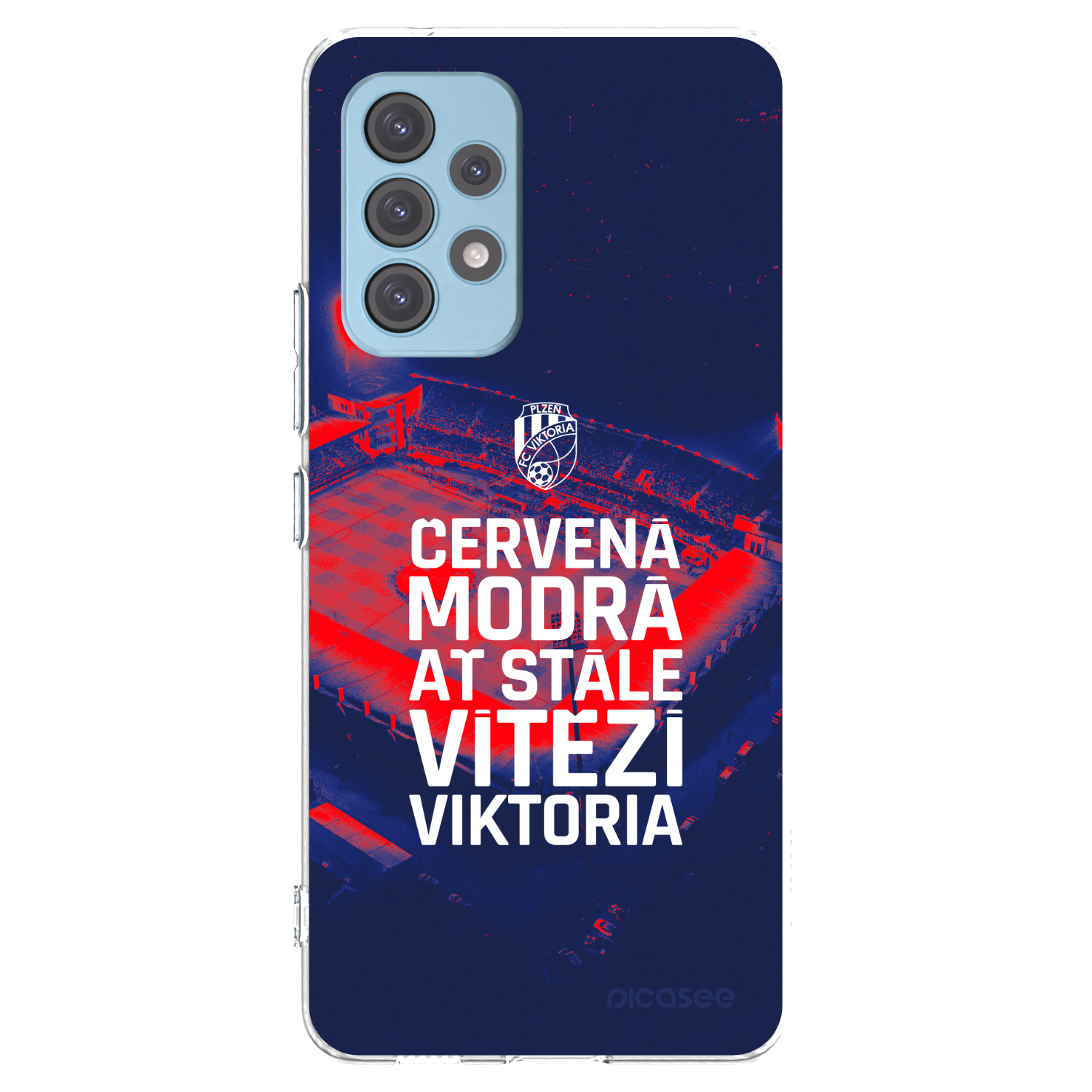 Picasee silikonový průhledný obal pro Samsung Galaxy A53 5G A536 - FC Viktoria Plzeň E