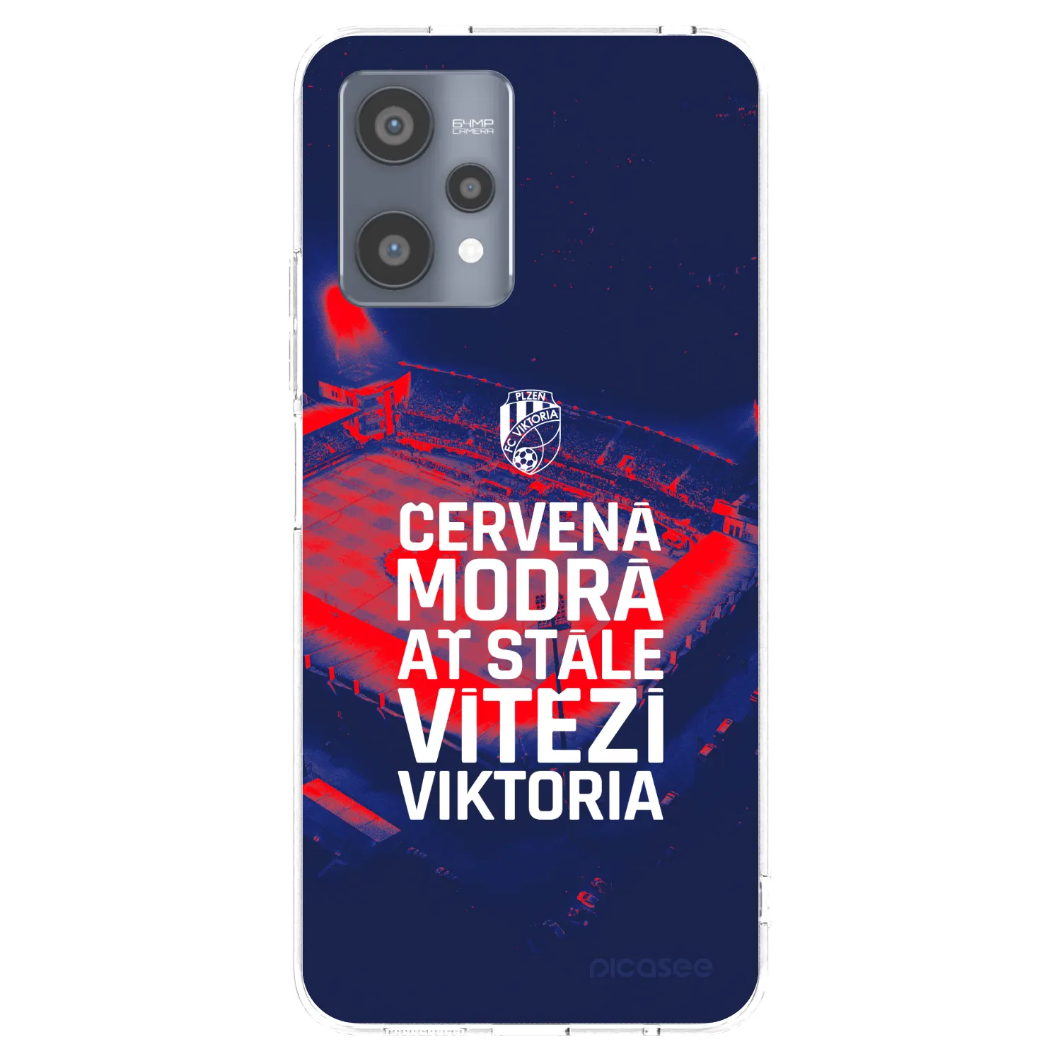 Picasee silikonový průhledný obal pro Realme 9 Pro 5G - FC Viktoria Plzeň E