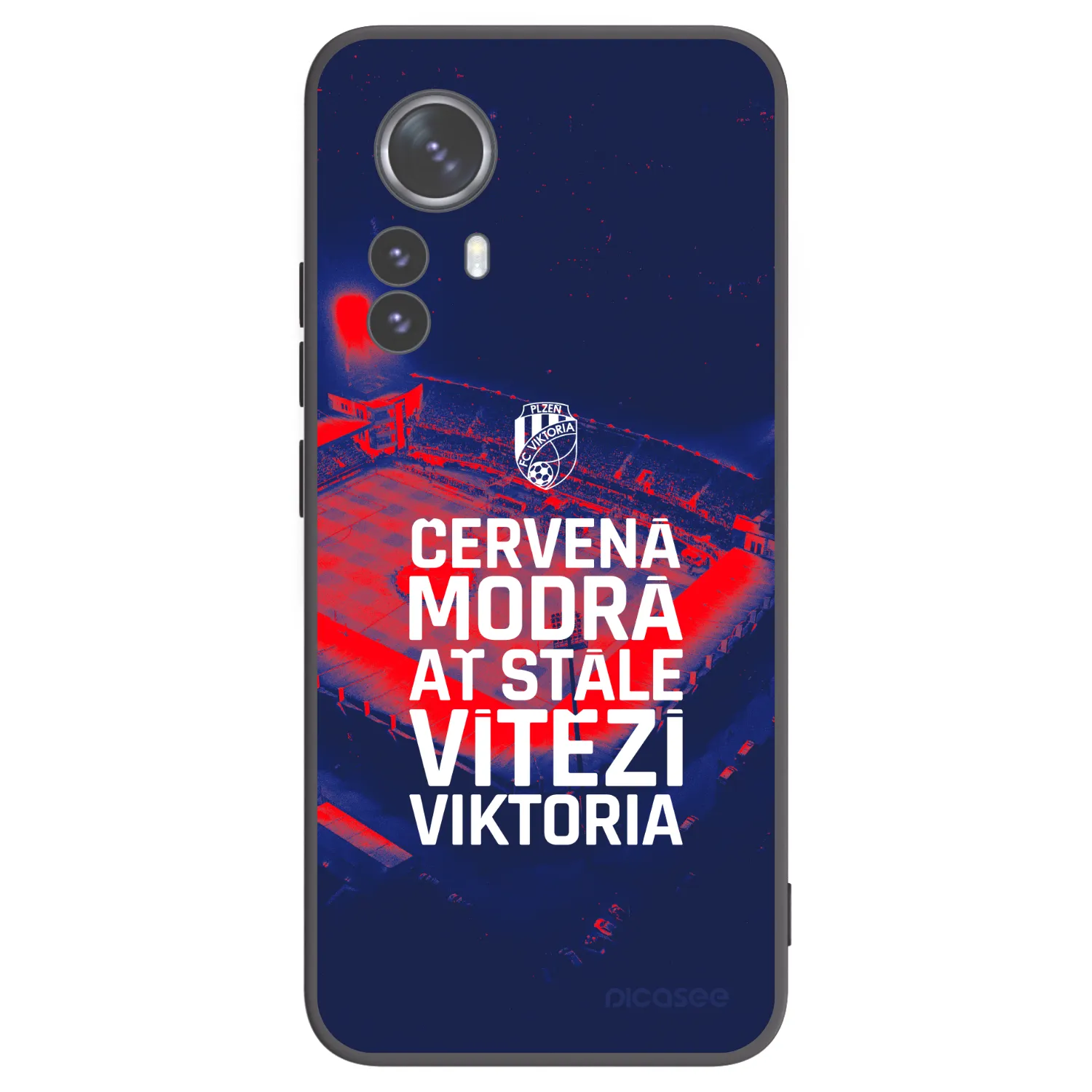 Picasee silikonový černý obal pro Xiaomi 12 Pro - FC Viktoria Plzeň E