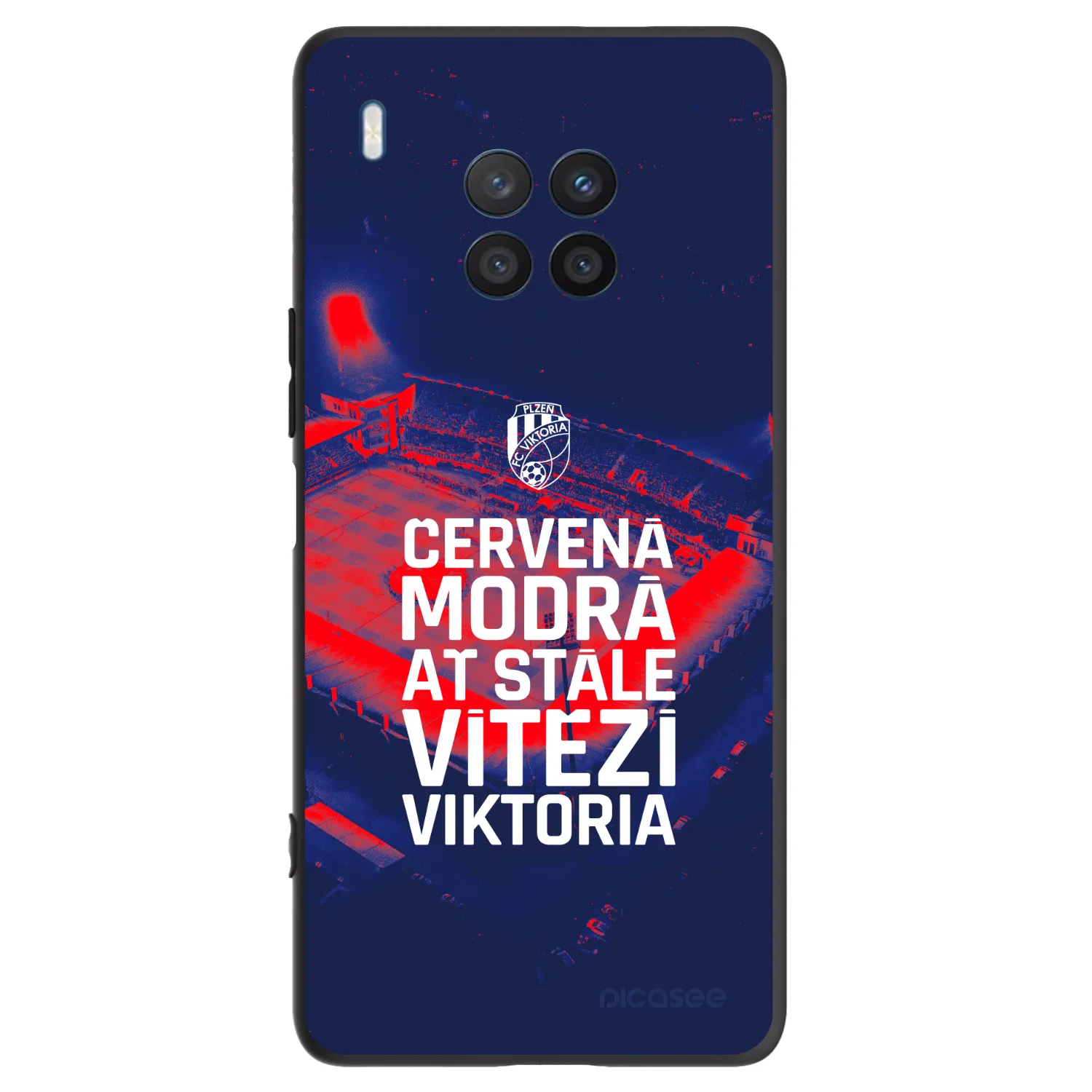 Picasee silikonový černý obal pro Honor 50 Lite - FC Viktoria Plzeň E