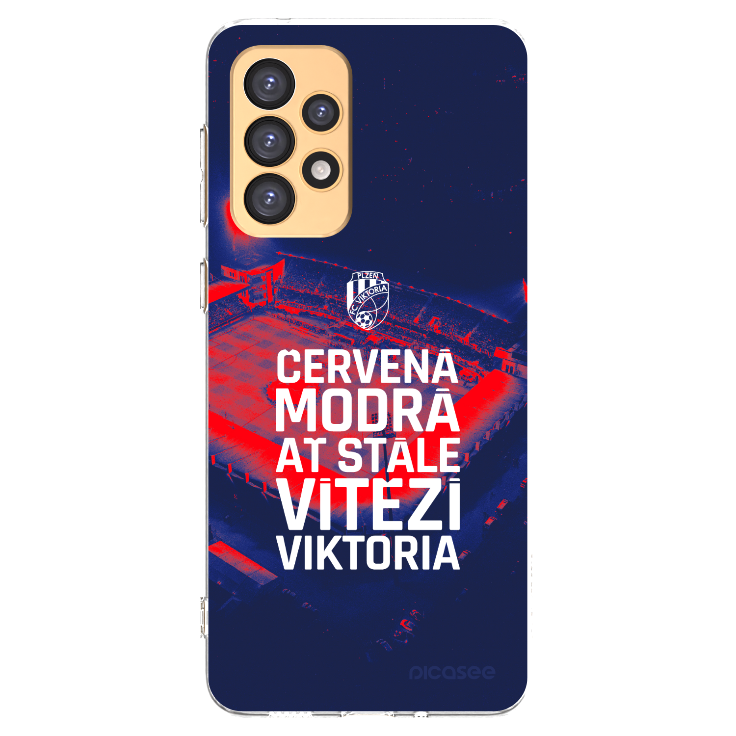 Picasee silikonový průhledný obal pro Samsung Galaxy A33 5G A336 - FC Viktoria Plzeň E