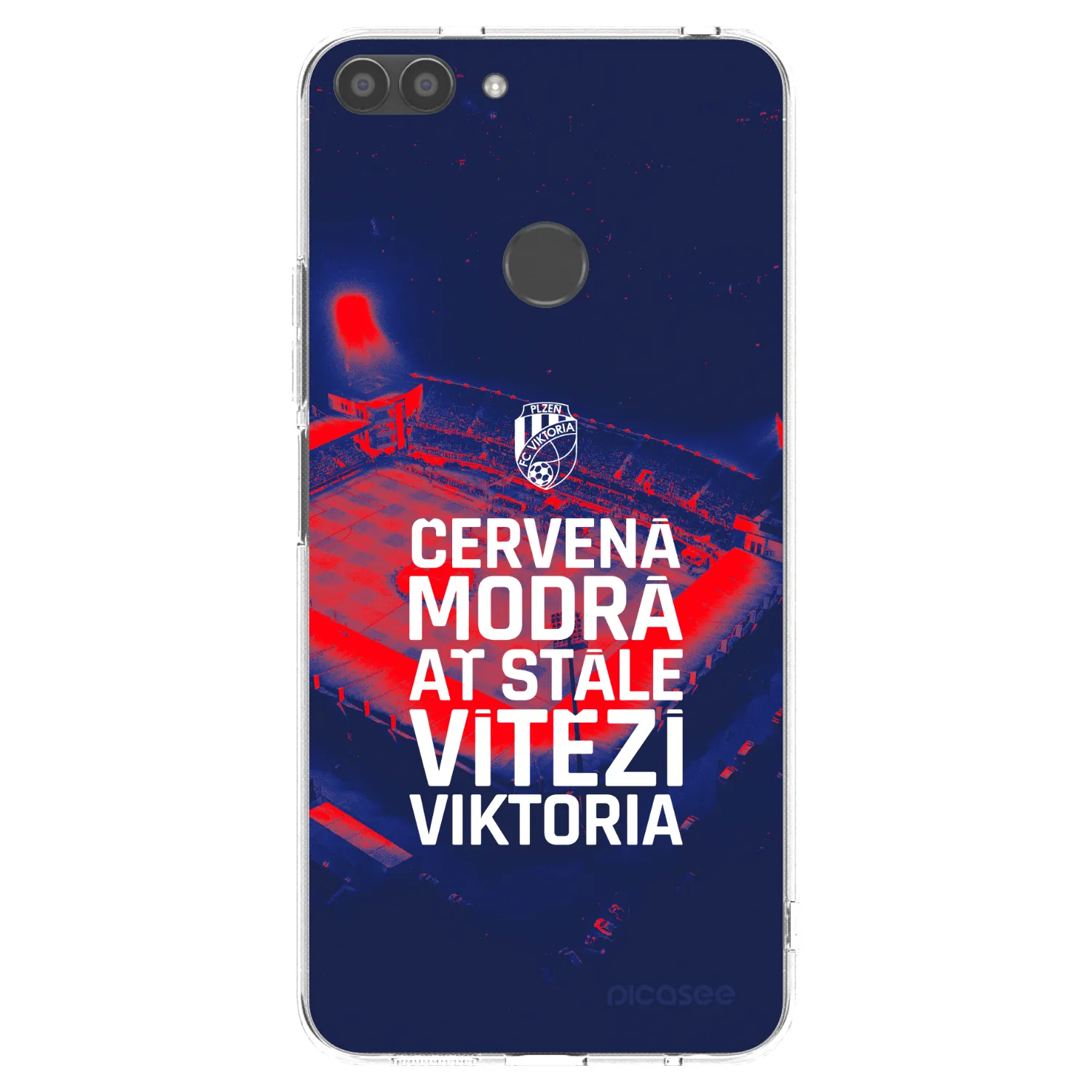 Picasee silikonový průhledný obal pro Huawei P Smart - FC Viktoria Plzeň E