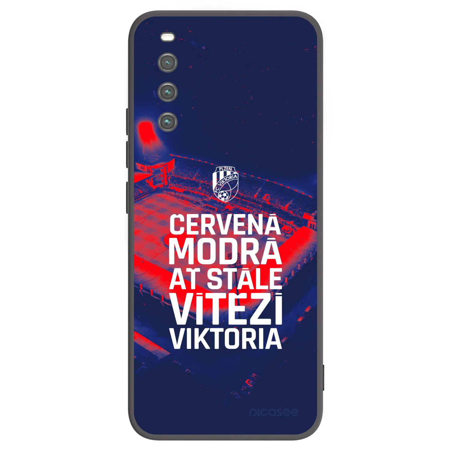 Picasee silikonový černý obal pro Sony Xperia 10 IV 5G - FC Viktoria Plzeň E