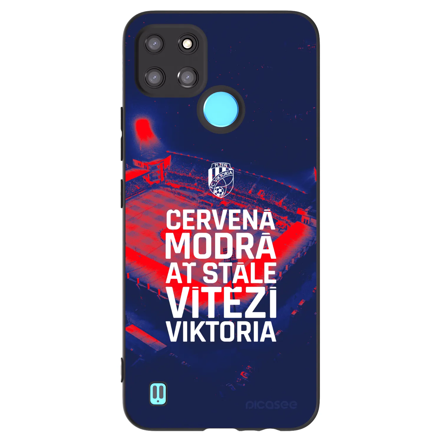 Picasee silikonový černý obal pro Realme C21Y - FC Viktoria Plzeň E