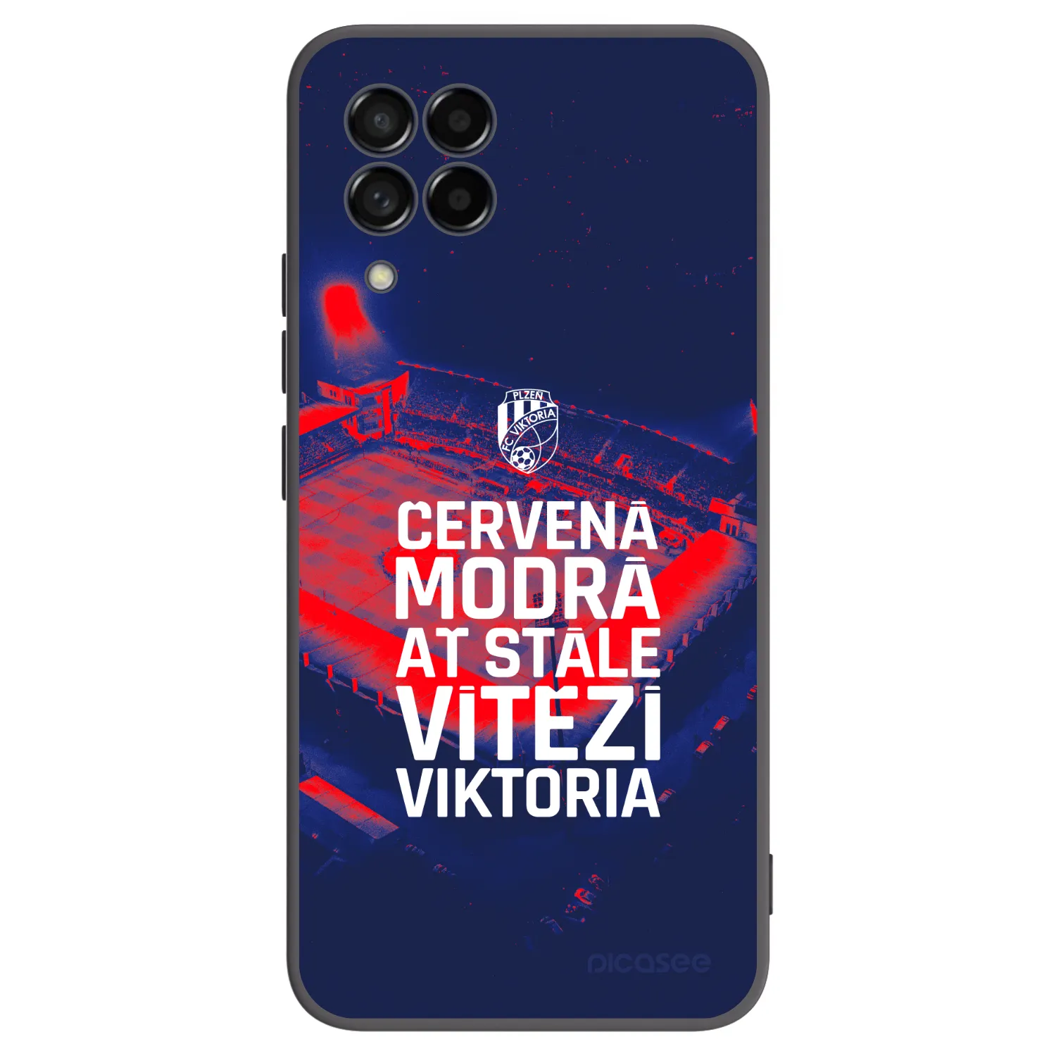 Picasee silikonový černý obal pro Samsung Galaxy M53 5G - FC Viktoria Plzeň E