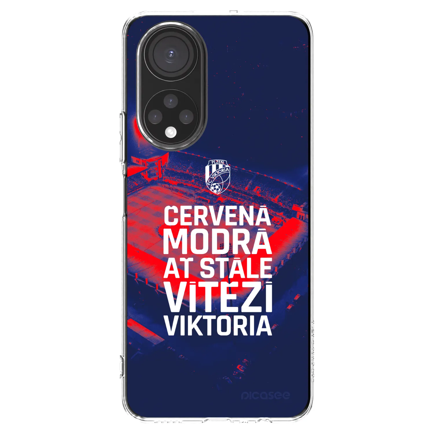 Picasee silikonový průhledný obal pro Honor X7 - FC Viktoria Plzeň E