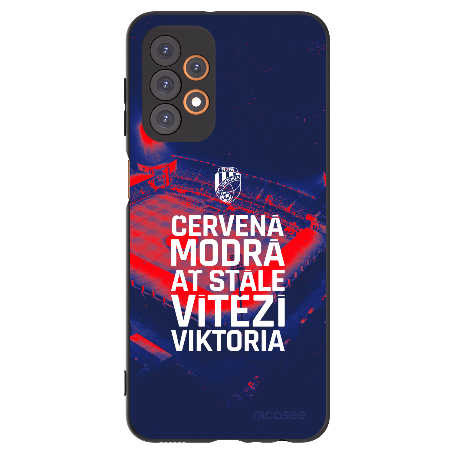 Picasee silikonový černý obal pro Samsung Galaxy A23 A236B 5G - FC Viktoria Plzeň E