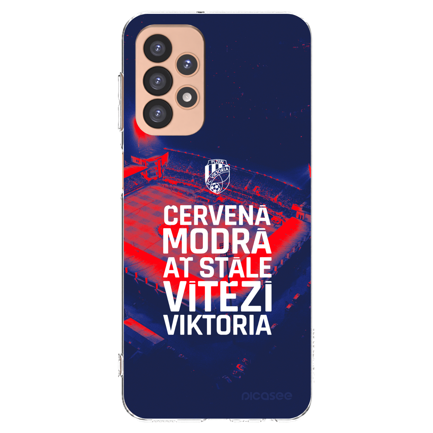 Picasee silikonový průhledný obal pro Samsung Galaxy A23 A236B 5G - FC Viktoria Plzeň E