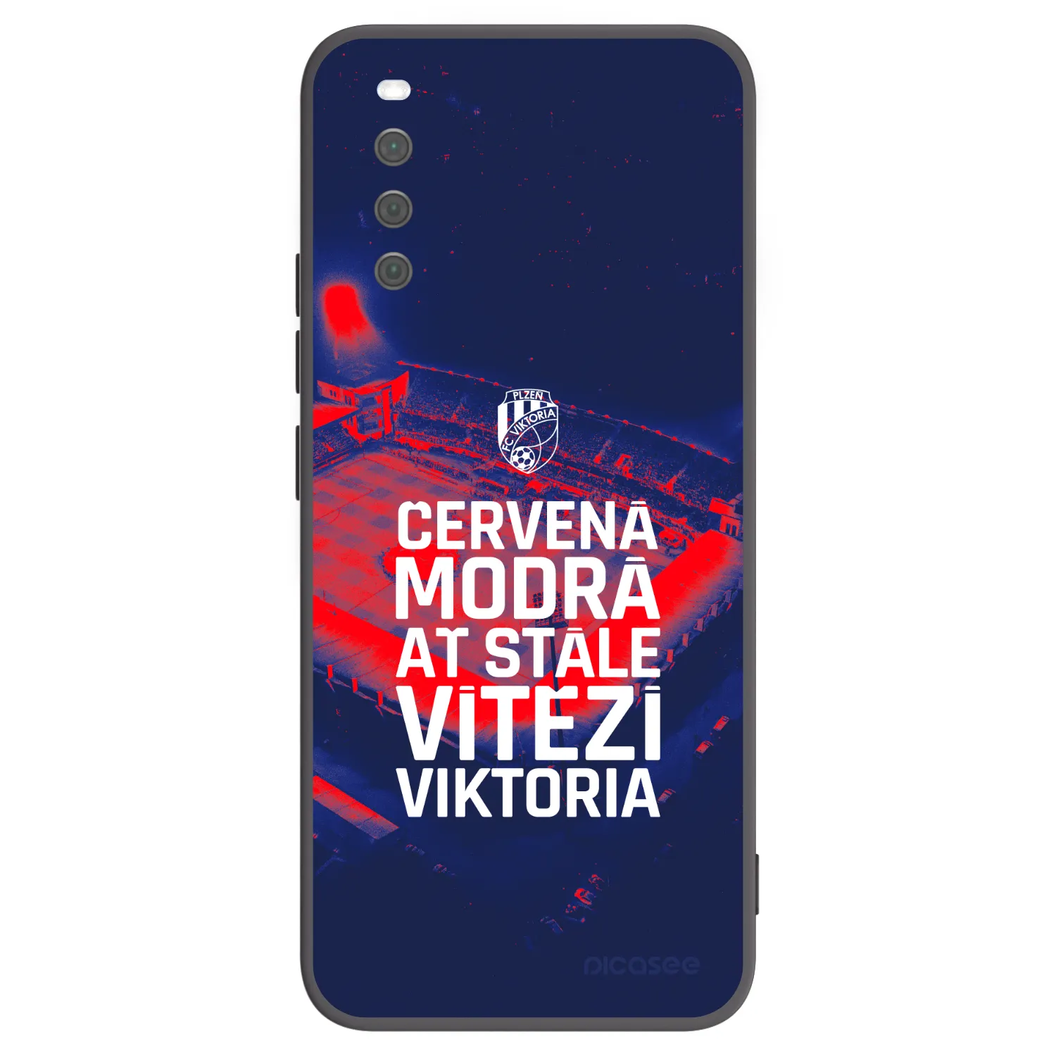 Picasee silikonový černý obal pro Sony Xperia 10 III - FC Viktoria Plzeň E