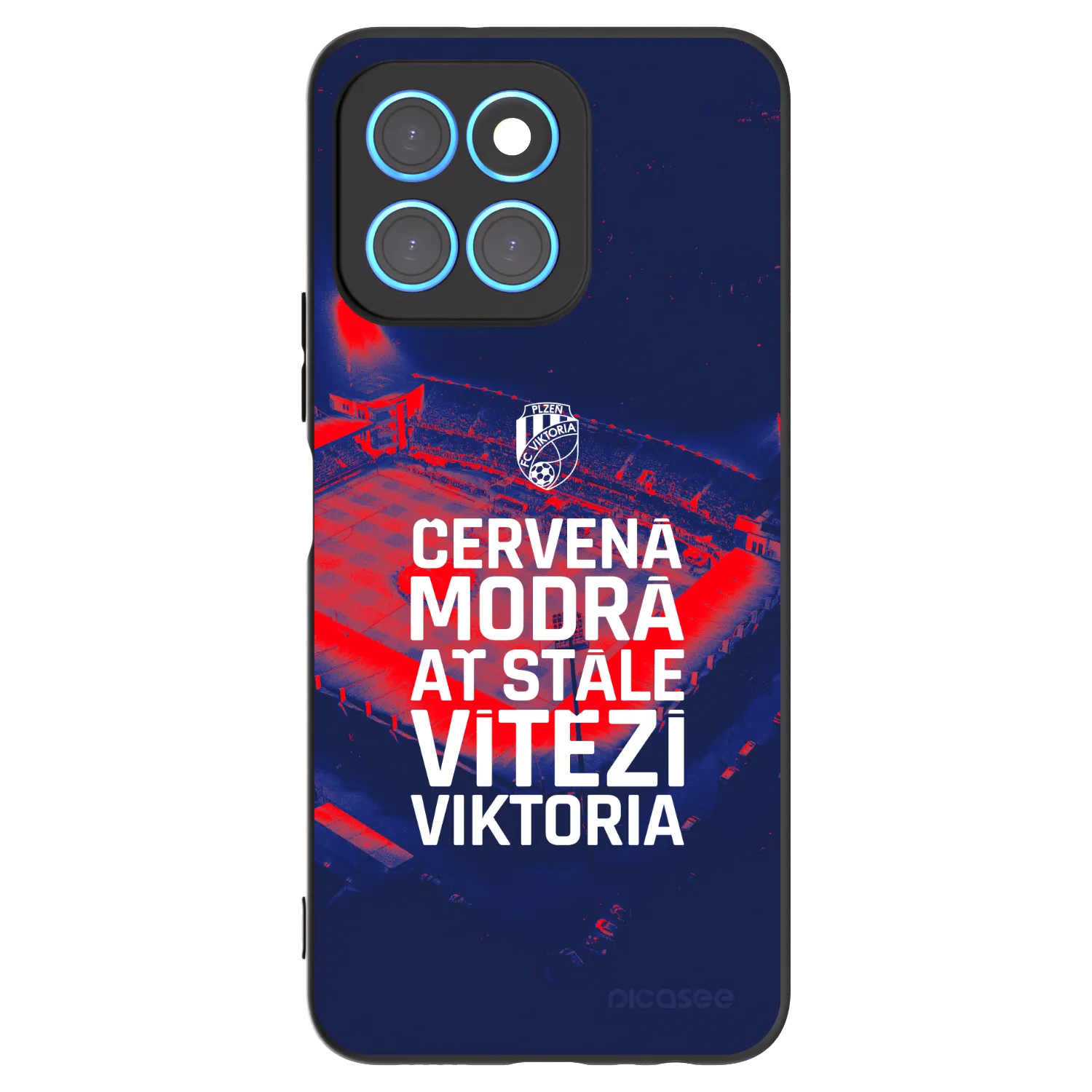 Picasee silikonový černý obal pro Honor X6 - FC Viktoria Plzeň E