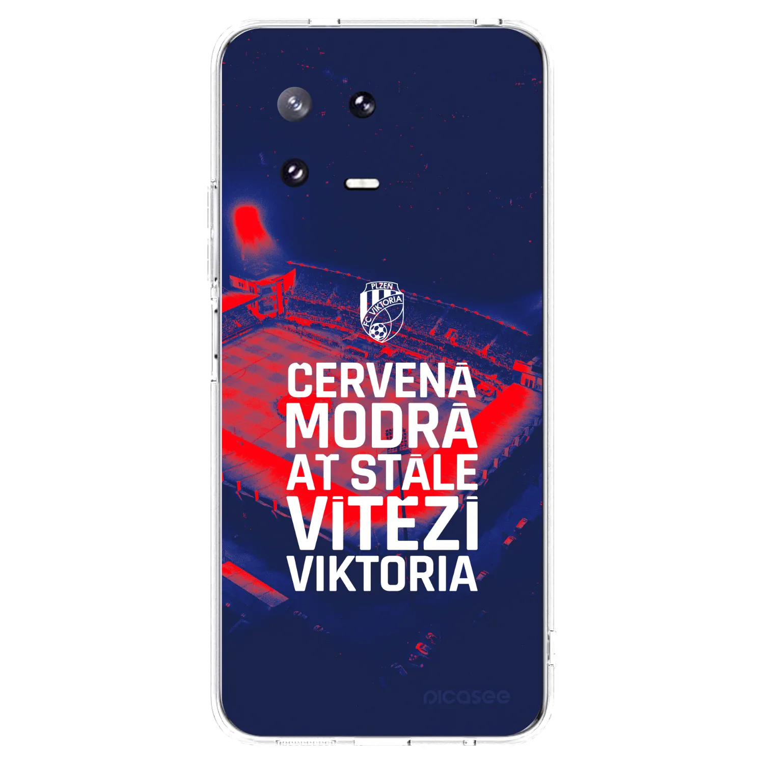 Picasee silikonový průhledný obal pro Xiaomi 13 Pro - FC Viktoria Plzeň E
