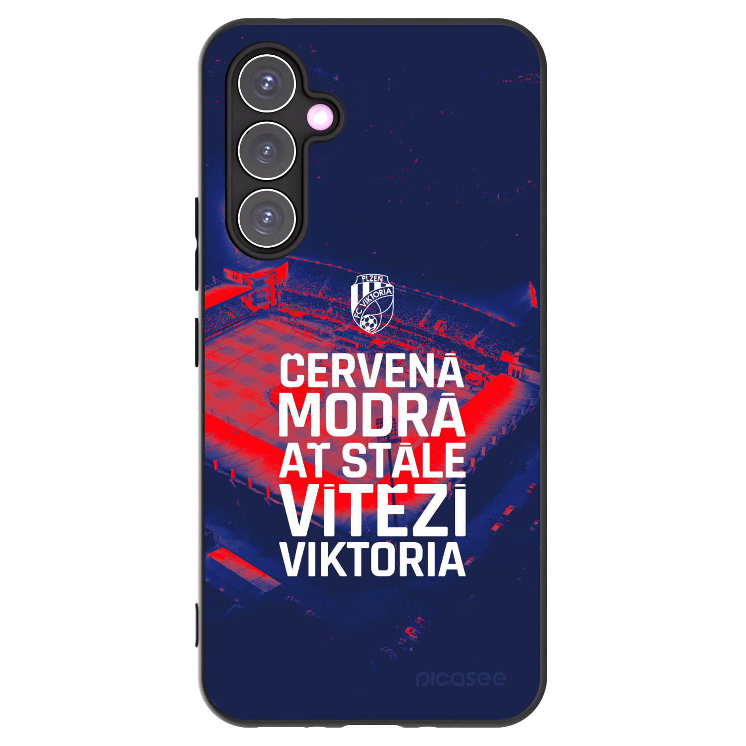 Picasee silikonový černý obal pro Samsung Galaxy A54 5G A546B - FC Viktoria Plzeň E