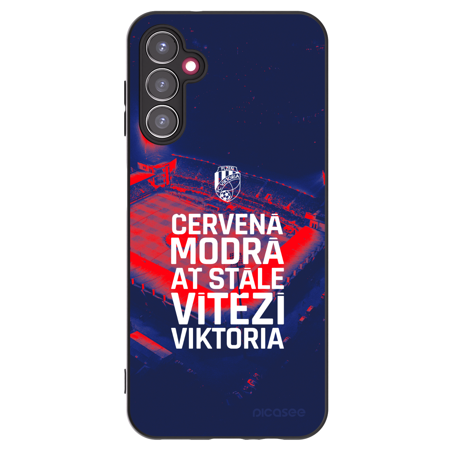 Picasee silikonový černý obal pro Samsung Galaxy A14 4G A145R - FC Viktoria Plzeň E