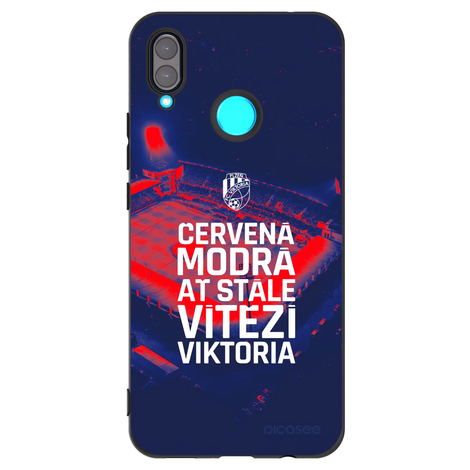 Picasee silikonový černý obal pro Huawei Nova 3 - FC Viktoria Plzeň E