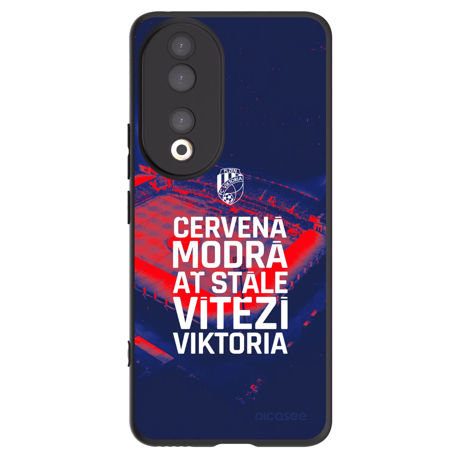 Picasee silikonový černý obal pro Honor 90 5G - FC Viktoria Plzeň E