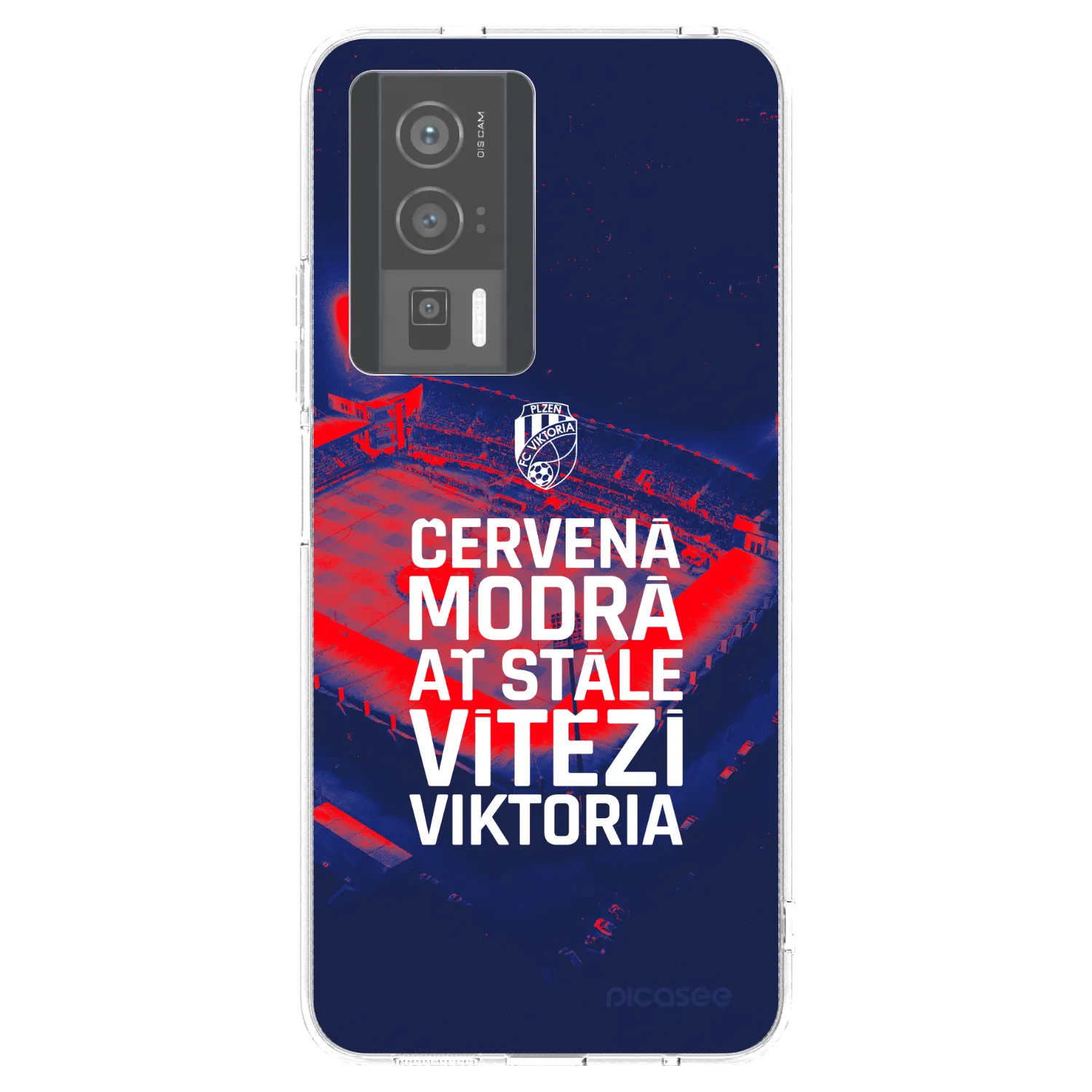 Picasee silikonový průhledný obal pro Xiaomi Poco F5 Pro 5G - FC Viktoria Plzeň E