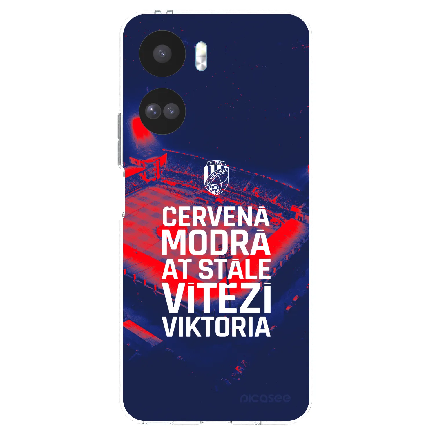 Picasee silikonový průhledný obal pro Honor 90 Lite 5G - FC Viktoria Plzeň E