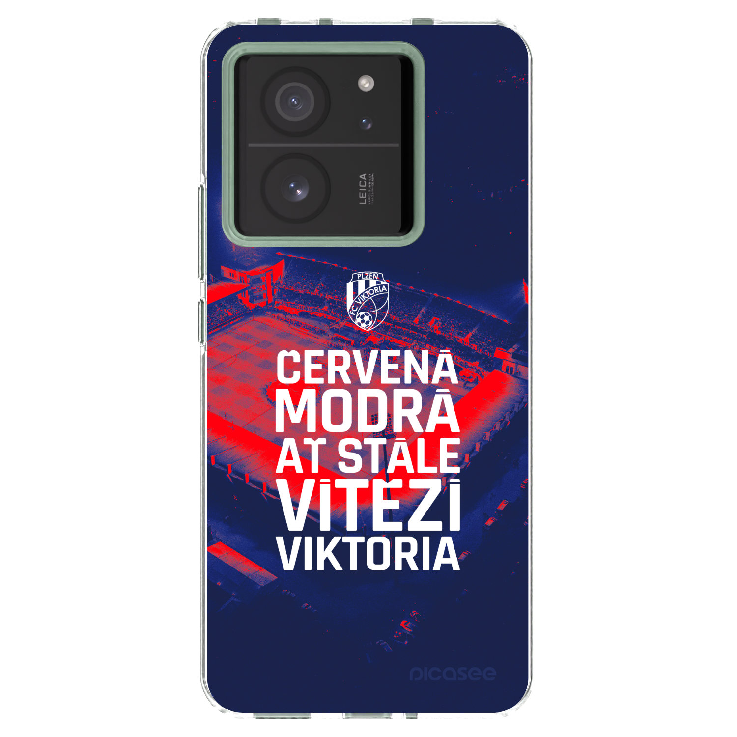 Picasee silikonový průhledný obal pro Xiaomi 13T Pro - FC Viktoria Plzeň E