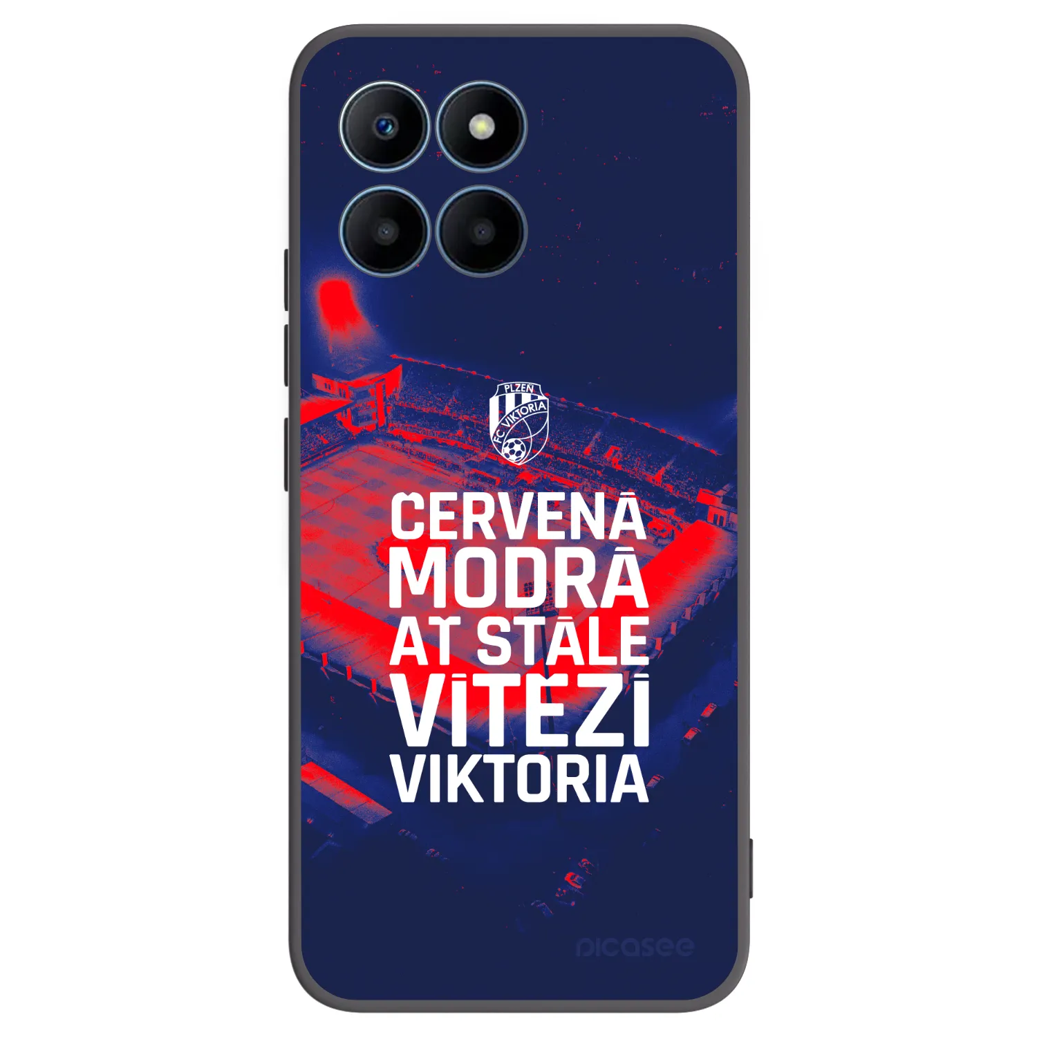 Picasee silikonový černý obal pro Honor 70 Lite - FC Viktoria Plzeň E