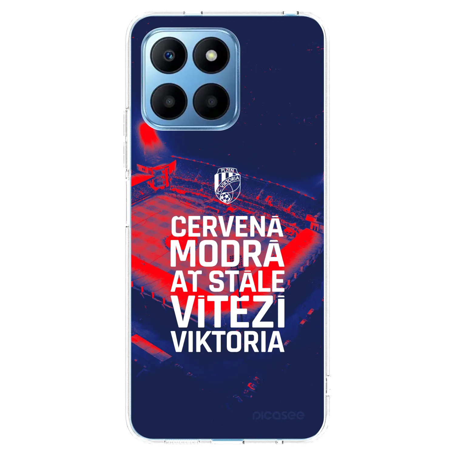 Picasee silikonový průhledný obal pro Honor 70 Lite - FC Viktoria Plzeň E
