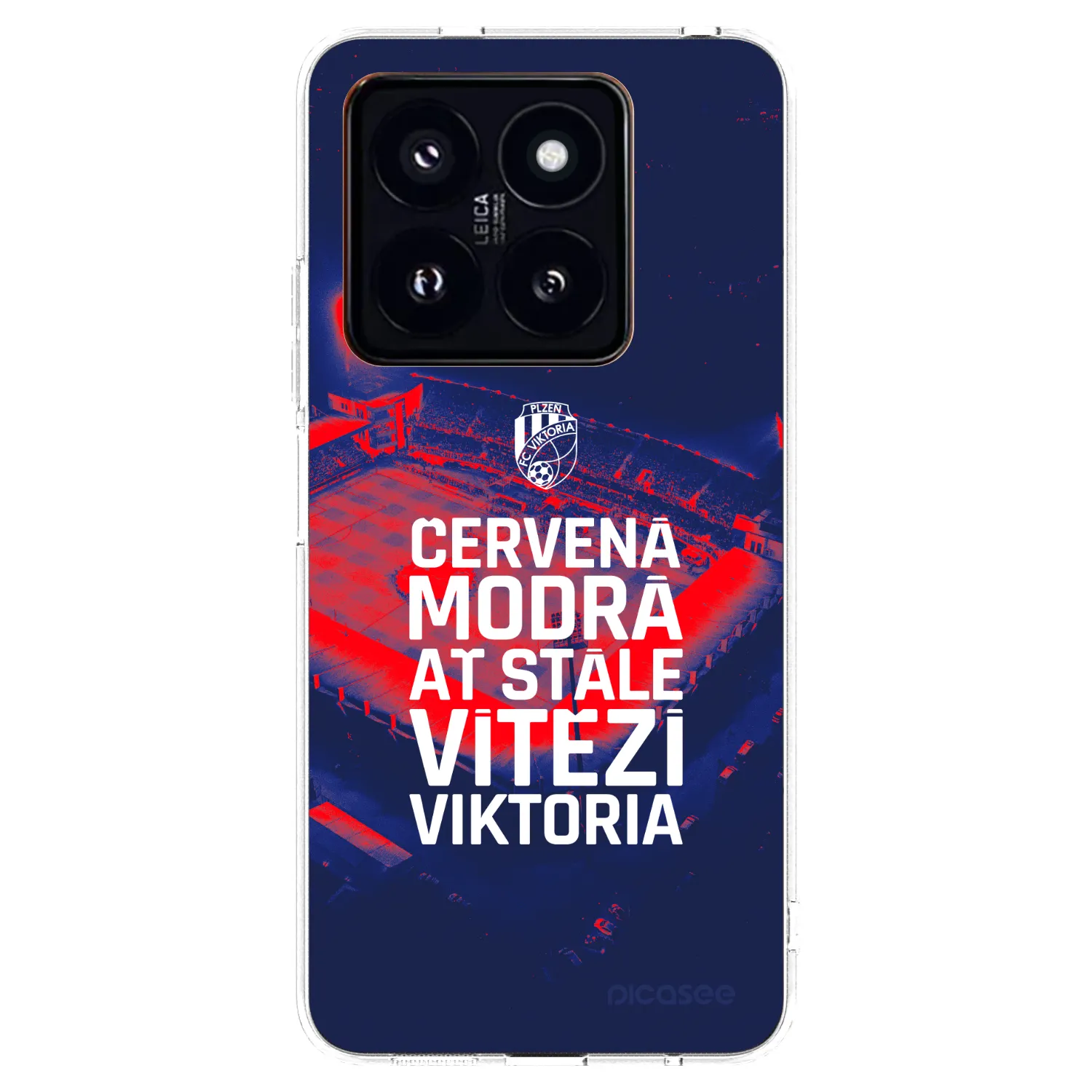 Picasee silikonový průhledný obal pro Xiaomi 14 Pro - FC Viktoria Plzeň E
