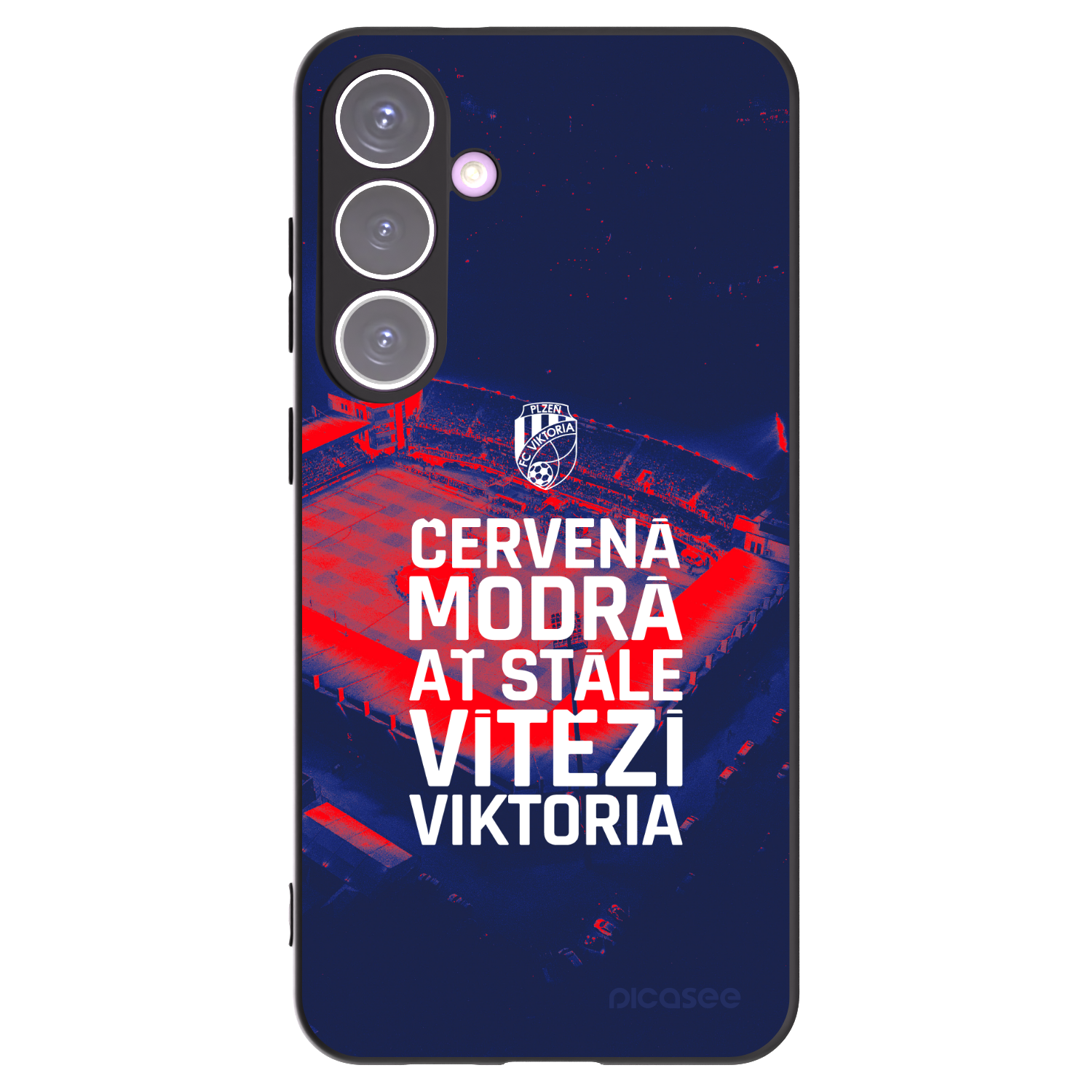 Picasee silikonový černý obal pro Samsung Galaxy S24+ S926B 5G - FC Viktoria Plzeň E