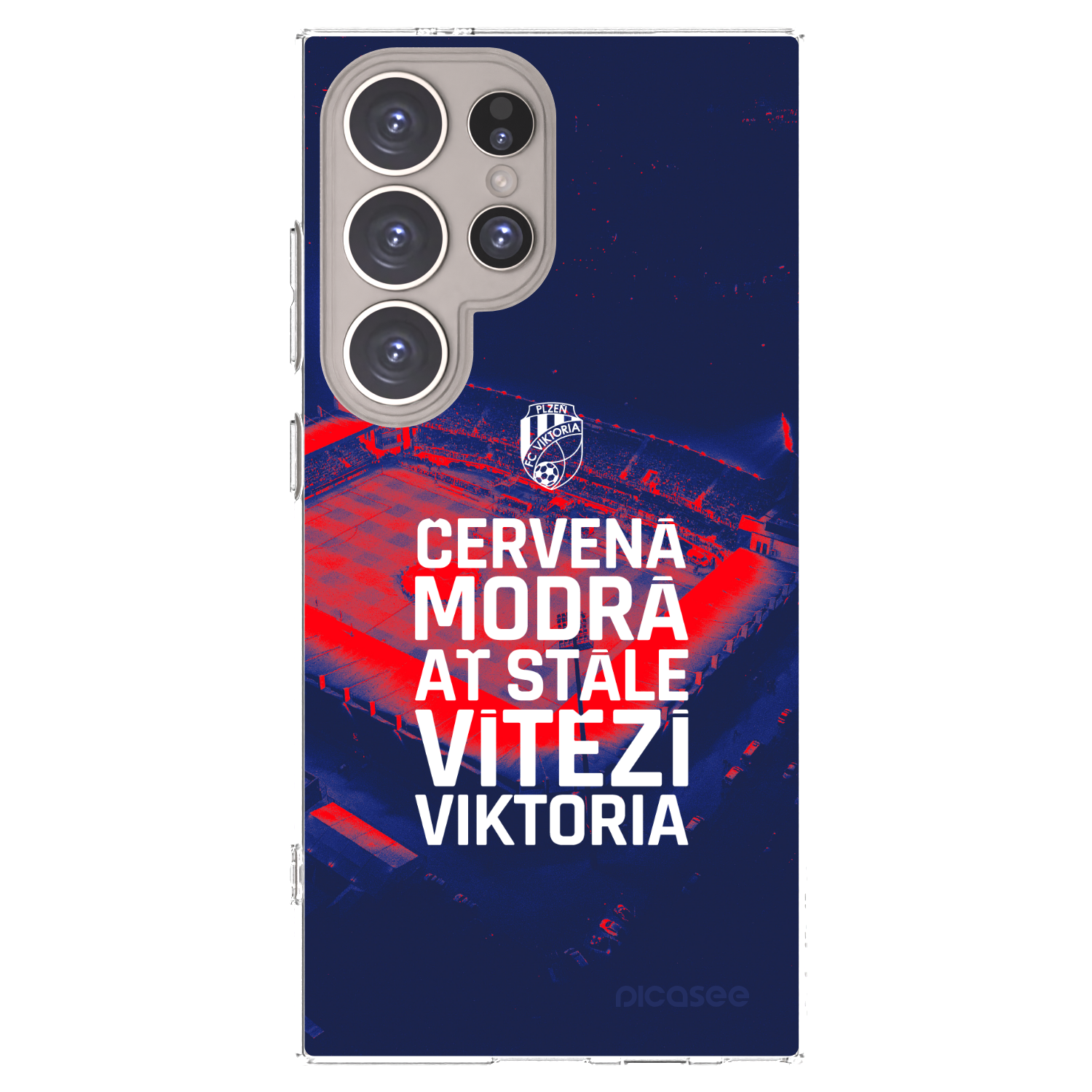 Picasee silikonový průhledný obal pro Samsung Galaxy S24 Ultra S928B 5G - FC Viktoria Plzeň E